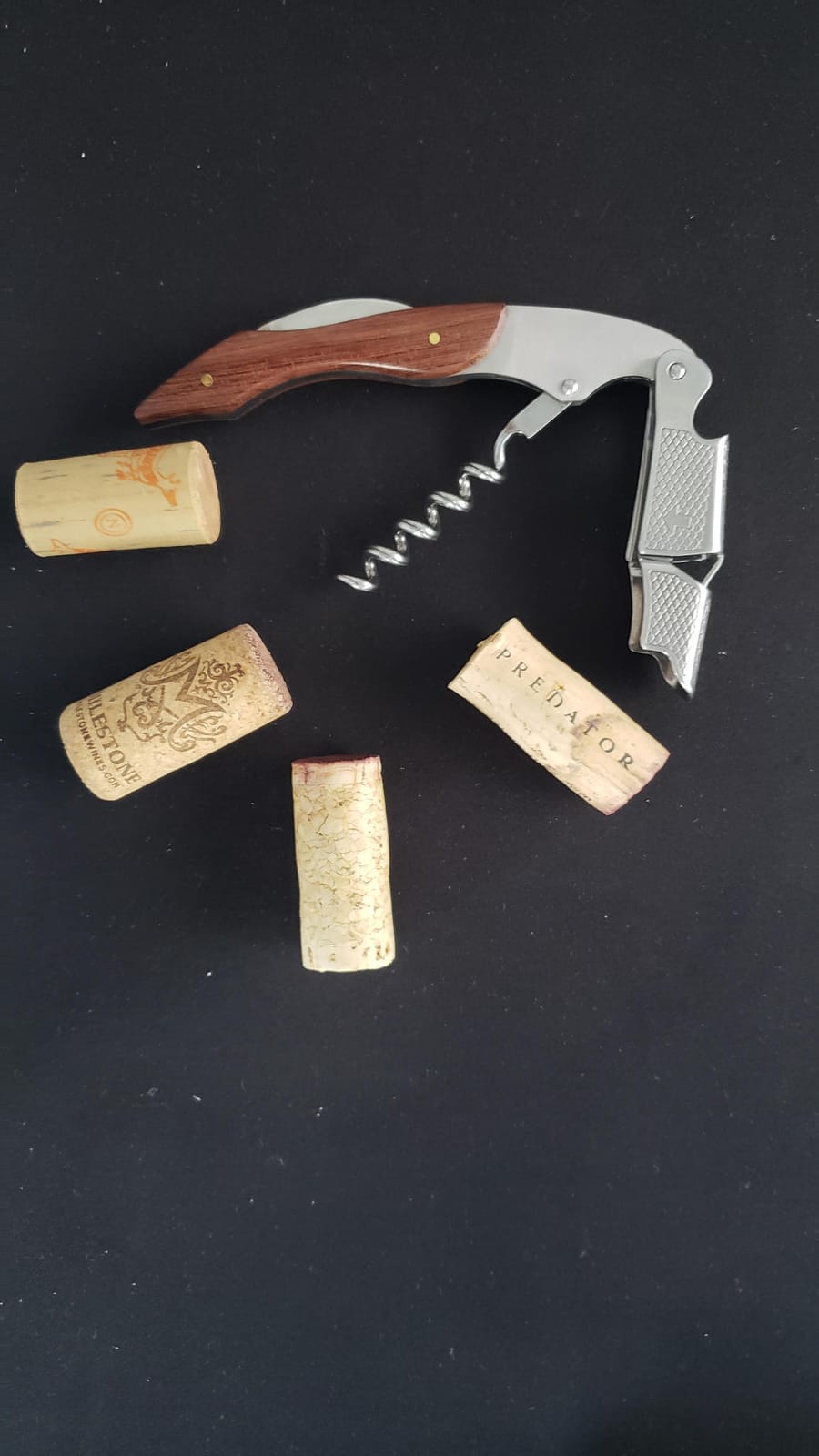 HiCoup Wine Opener - Professional Corkscrews for Wine Bottles w/Foil Cutter and Cap Remover - Manual Wine Key for Servers, Waiters, Bartenders and Home Use - Classic Rosewood customer photo 2