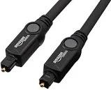 Amazon Basics Toslink Digital Optical Audio Fiber Optic Cable, Multi-Channel, for Sound Bar, Audio System, Home Theatre, Game Console, Blu-Ray Player, Gold-Plated Connectors, 6 Foot, Black customer photo 1