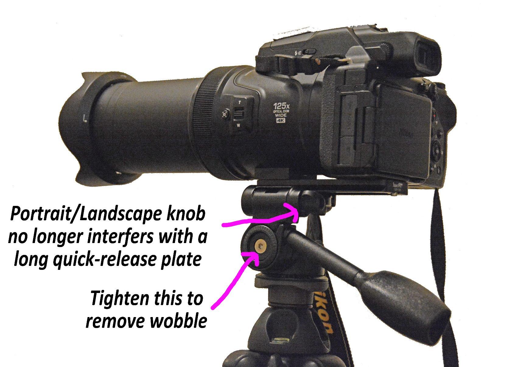 Andoer Camera Tripod Handle Ball Head 3-Way Fluid Head with Quick Release Plate 360 Degree Rotation for Canon Nikon Sony DSLR Camera Max. Load 6Kg customer photo 1