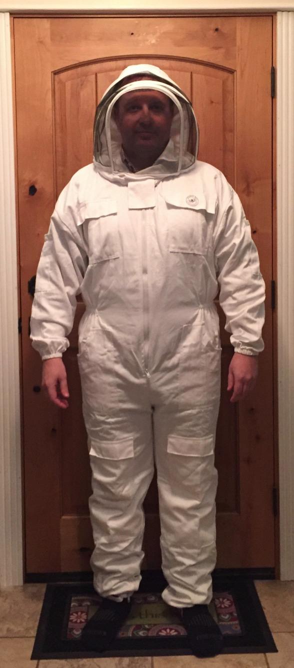 Humble Bee 411 Polycotton Beekeeping Suit with Fencing Veil customer photo 2