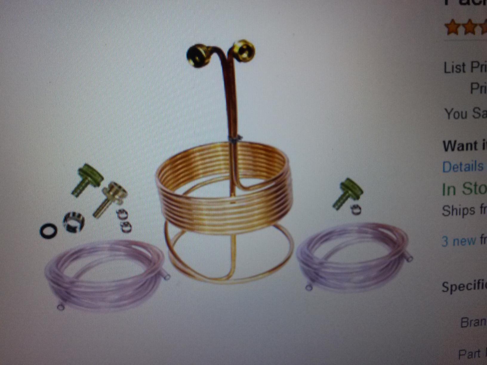 HomeBrewStuff 25' Copper Immersion Wort Chiller - Deluxe Package with 2X 12' Hoses, Fittings, and Faucet Adapter customer photo 1