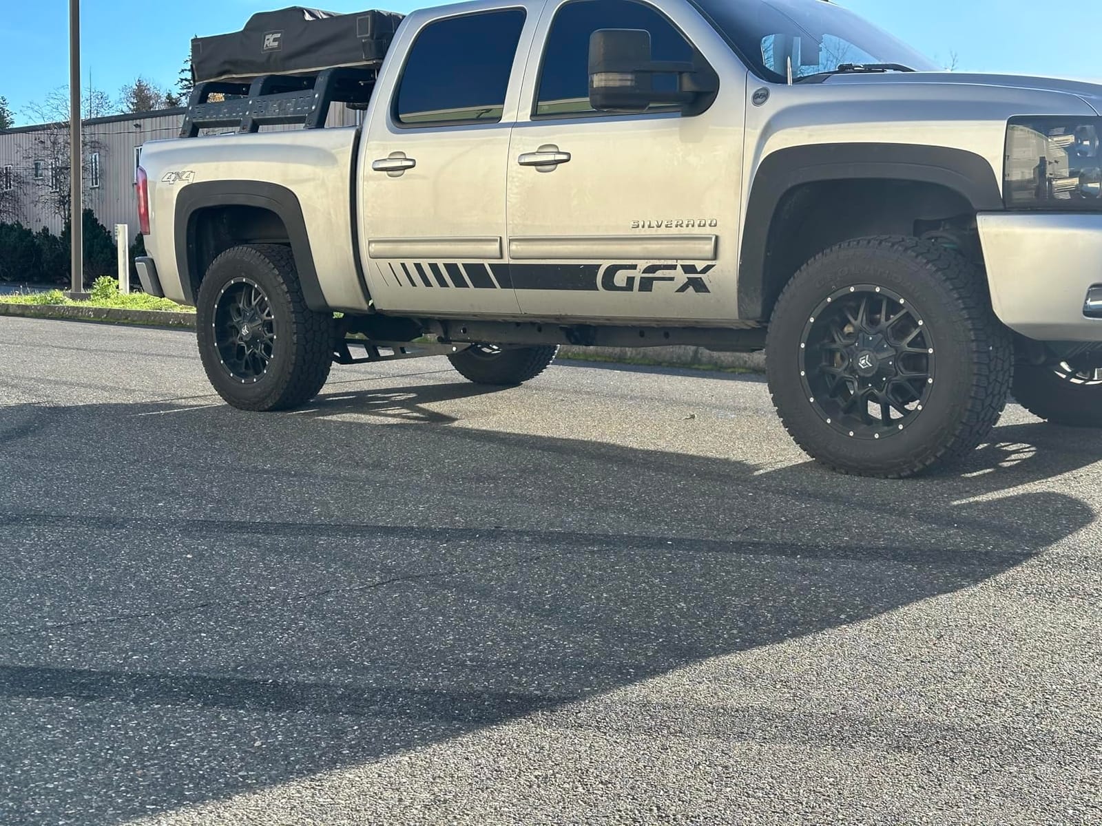 Rough Country Traction Bar Kit for 2007-2018 Chevy/GMC 1500 4WD - 1069 Black customer photo 1