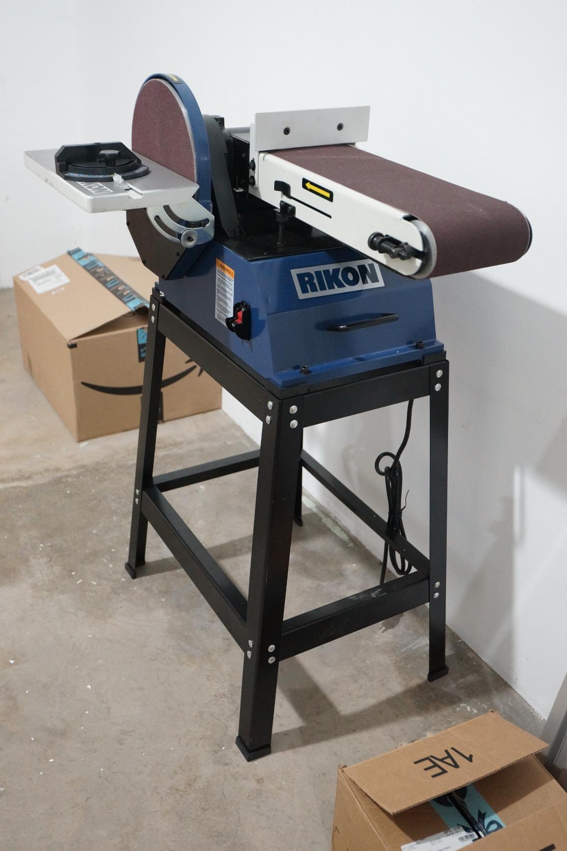 RIKON Professional Power Tools 6” x 48” Belt with 10” Disc Sander, 50-122 customer photo 1