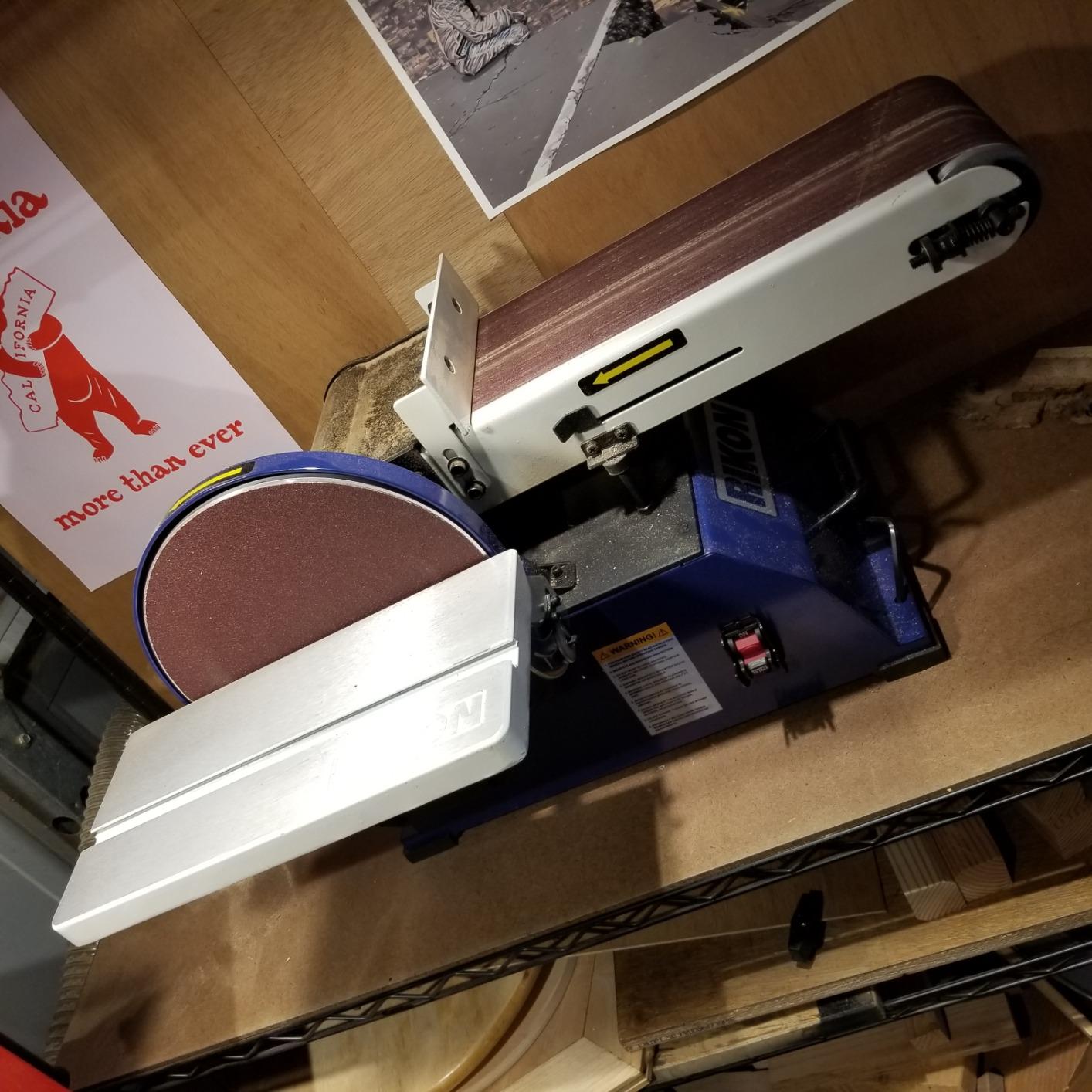 RIKON Professional Power Tools 6” x 48” Belt with 10” Disc Sander, 50-122 customer photo 2