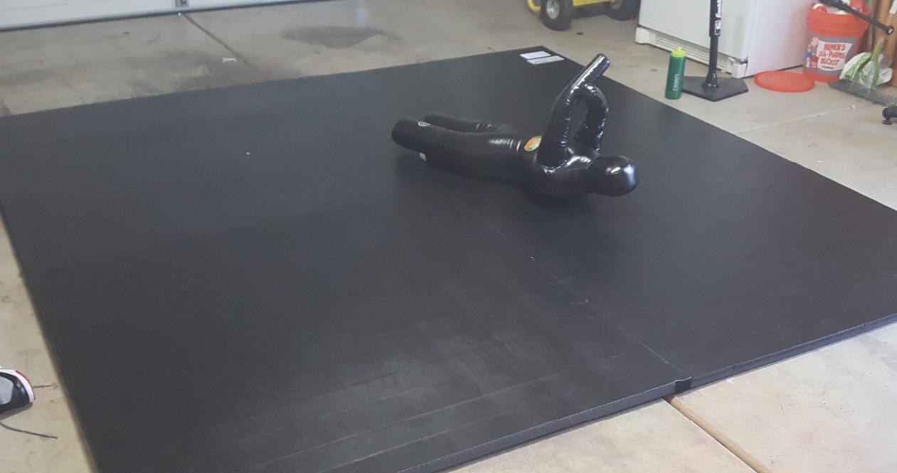 Dollamur Wrestling Mat for Home,10'x10', Circle, Start Marks-Made in USA customer photo 2