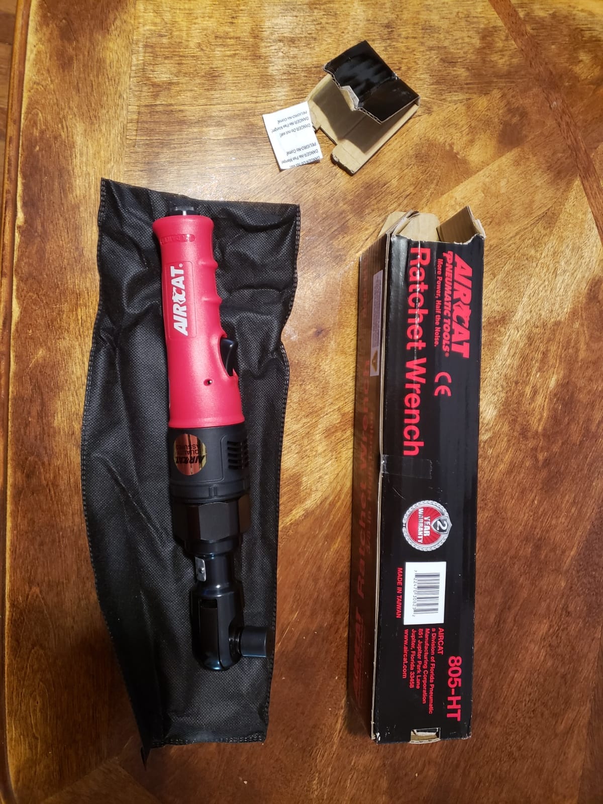 AIRCAT Pneumatic Tools 805-HT High Torque Ratchet Wrench 130 ft-lbs - 3/8-Inch customer photo 2