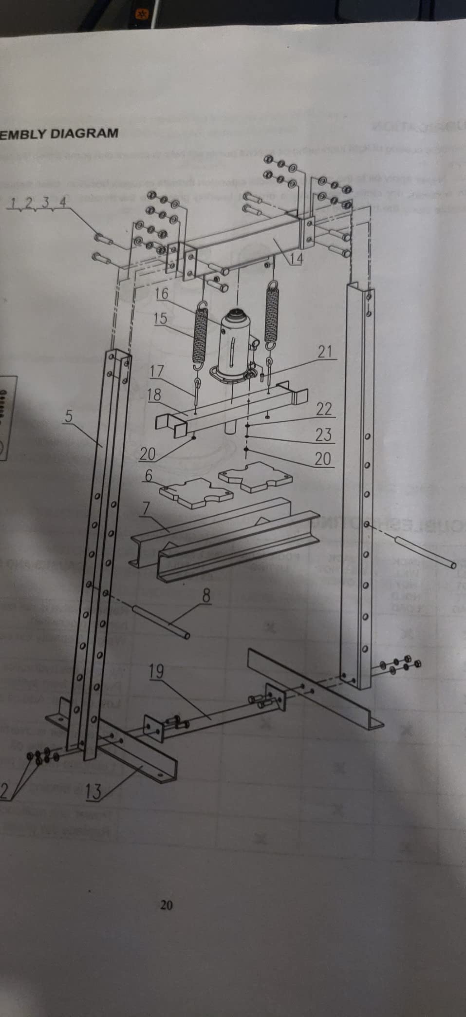 Strongway 40-Ton Pneumatic Shop Press with Gauge and Winch customer photo 1