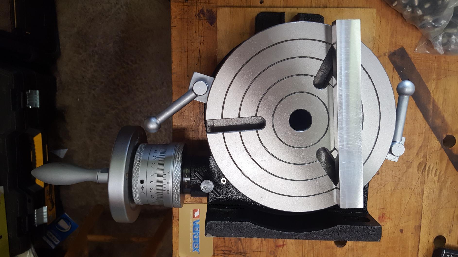 Vertex 3900-2330 Horizontal/Vertical Rotary Table, 10