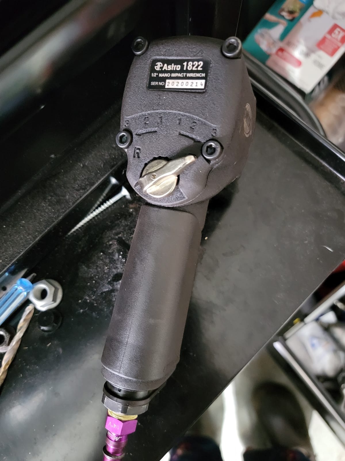 Astro Pneumatic Tool 1822 ONYX 1/2