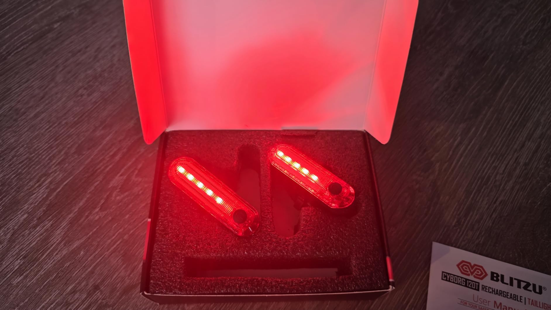 BLITZU Bike Tail Light, 2 Pack USB-C Rechargeable LED Bicycle Rear Lights | 120T, Bright LED, High Visibility Beam, 4 Modes, Easy Installation, Fast Charging, Long Battery Life, Durable, Waterproof customer photo 2
