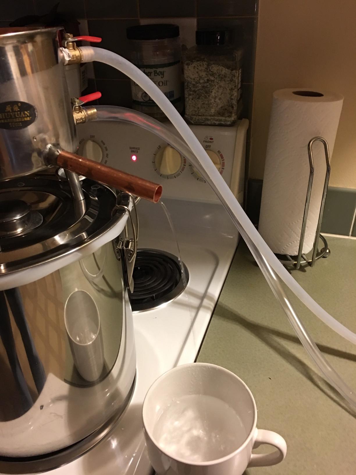 Fayelong DIY 2 Gal 10 Liters Home Distiller Moonshine Alcohol Still Stainless Boiler Copper Thumper Keg customer photo 1