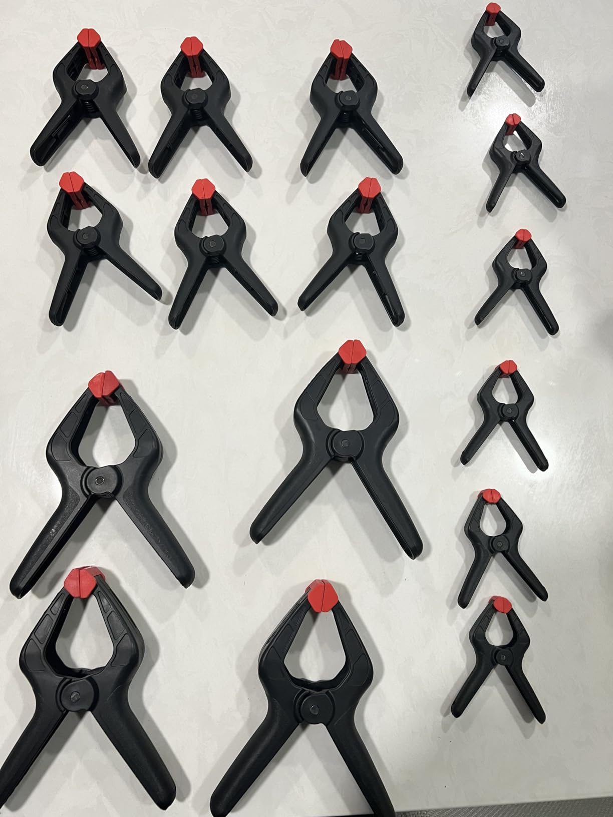 WORKPRO 16-Piece Nylon Spring Clamp Set for Woodworking and DIY Projects customer photo 2