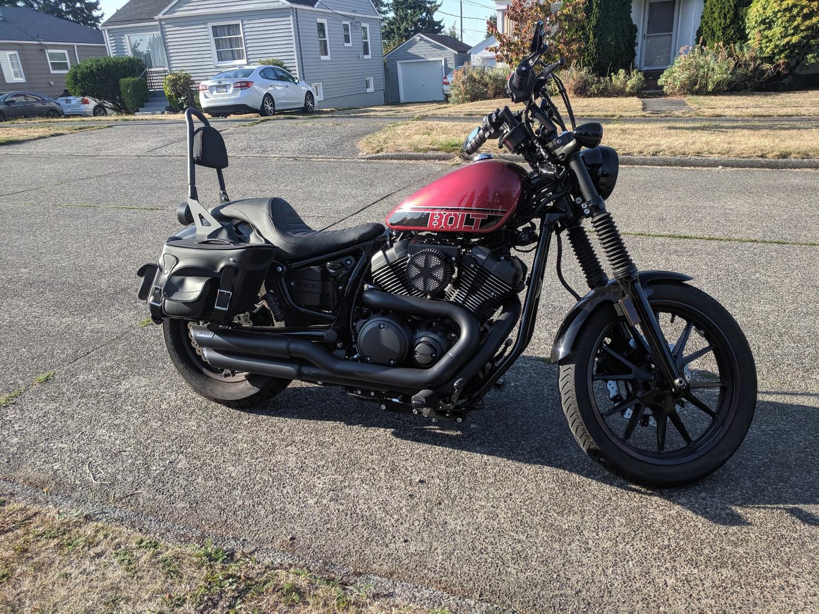 Milwaukee Leather SH66602 Zip-Off Double Pocket PVC Throw Over Motorcycle Saddlebags - One Size customer photo 1