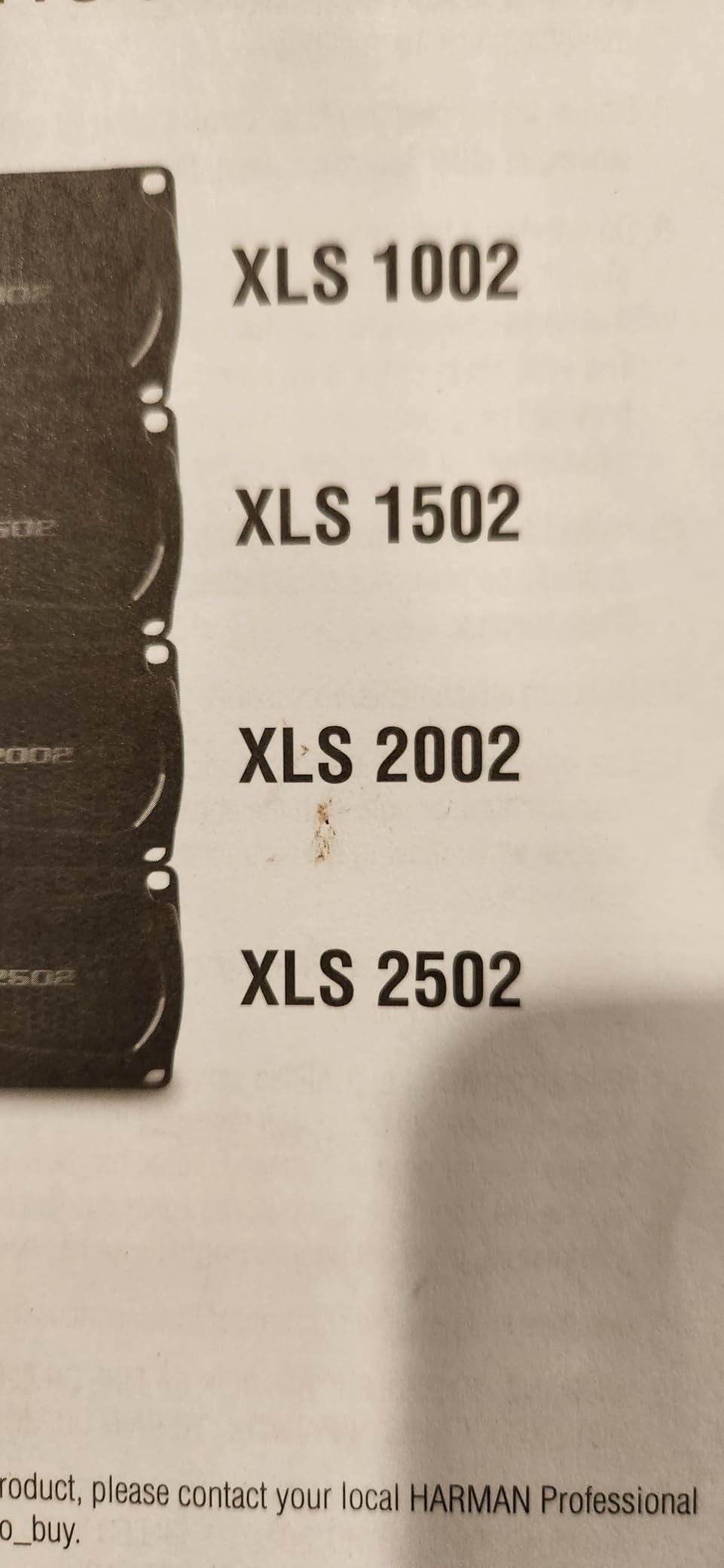 Crown XLS1502 2-Channel Class D DriveCore Professional Power Amplifier with DSP, Band Pass Filters & Peak Limiters. XLR/RCA Inputs, 525W at 4 Ohm, PureBand Crossover System. Black customer photo 2