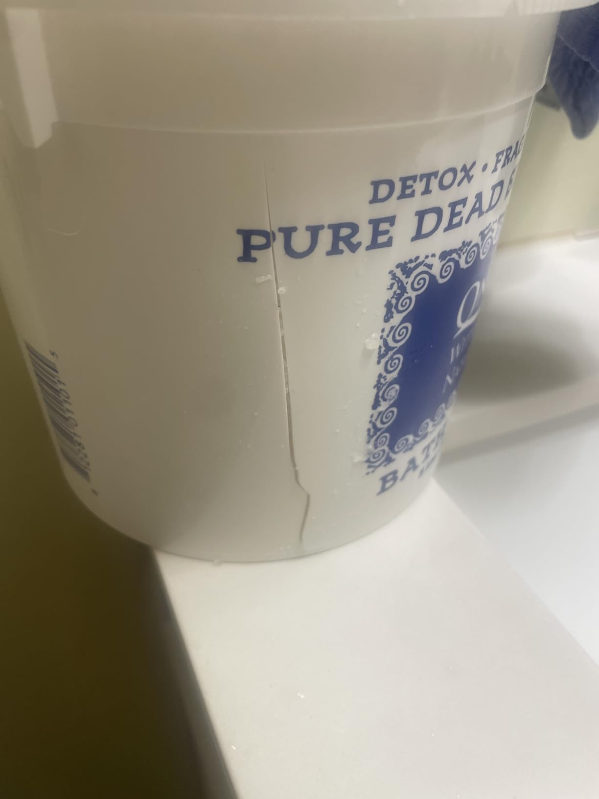 One With Nature 100% Pure Dead Sea Salt, 5Lb -Fine Bath Salts for Soaking, Body Exfoliator, 21 Essential Minerals with Magnesium, Sulphur. Fragrance-Free, Men, Women, Children. Helps Skin Conditions customer photo 2