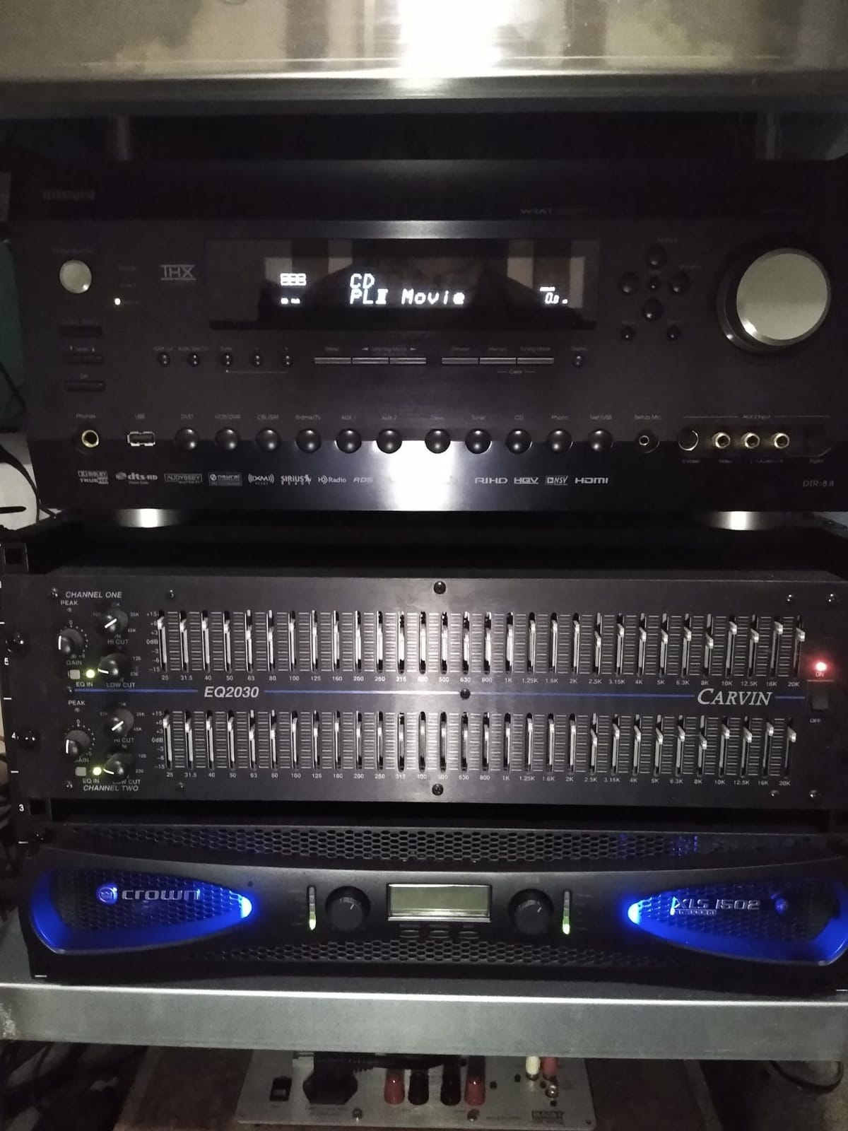 Crown XLS2502 2-Channel Class D DriveCore Professional Audio Power Amplifier with DSP, Band Pass Filters & Peakx Limiters. XLR/RCA Inputs, 775W at 4 Ohm, PureBand Crossover System. Black customer photo 2