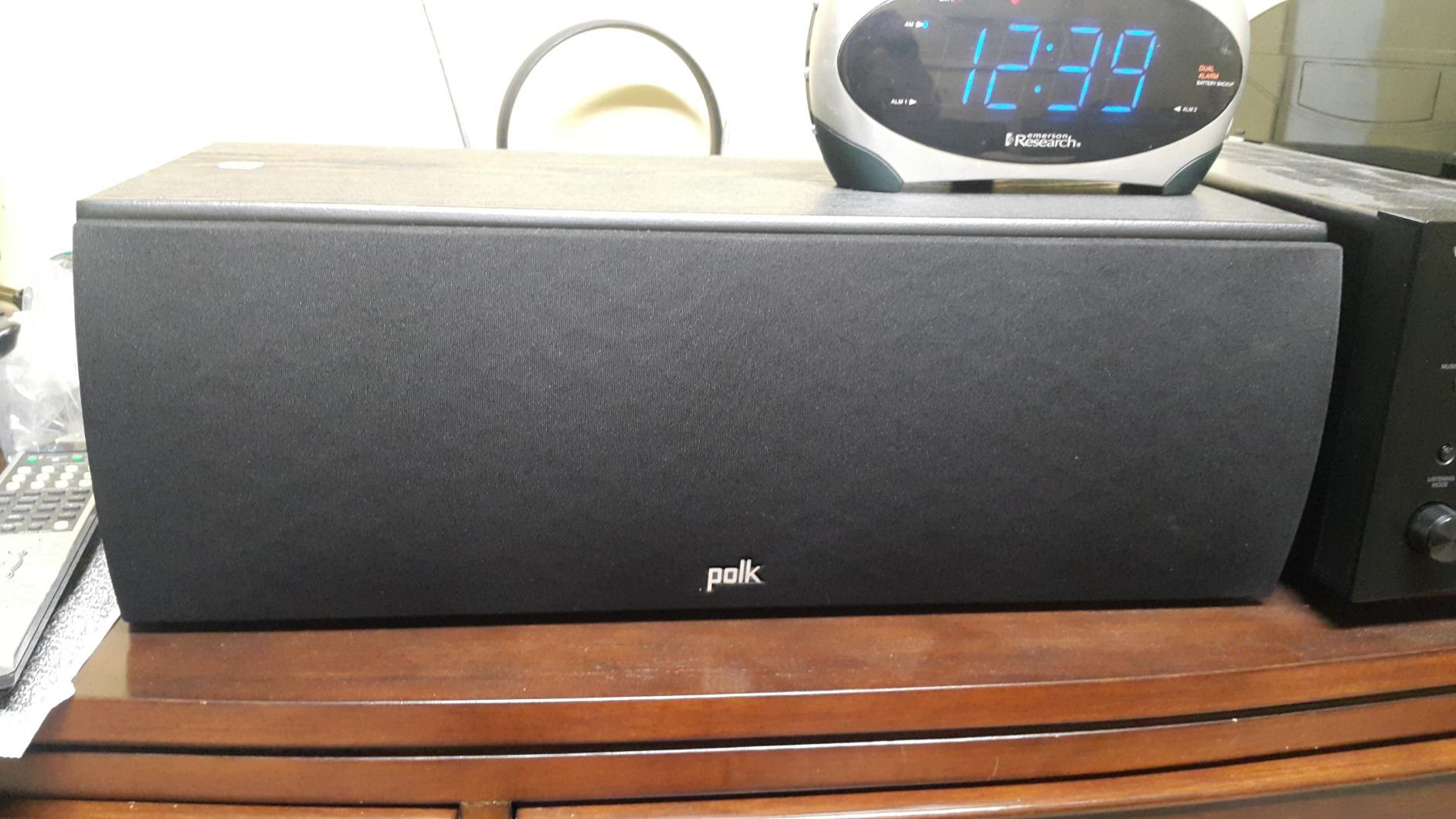 Polk Audio T30 Home Theater Center Channel Speaker, 100W Single, Black customer photo 1