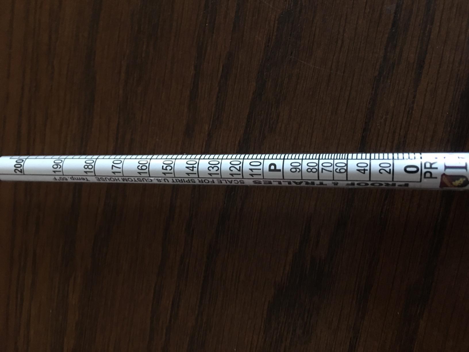 Hydrometer - Alcohol, 0-200 Proof and Tralle customer photo 1
