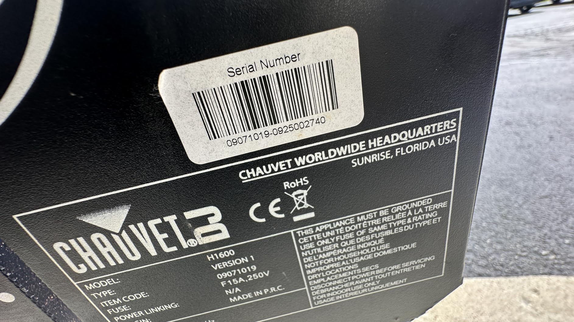 CHAUVET DJ Hurricane 1600 Compact High-Output Fog Machine w/Timer Remote & Automatic Shut-Off, BLACK customer photo 1