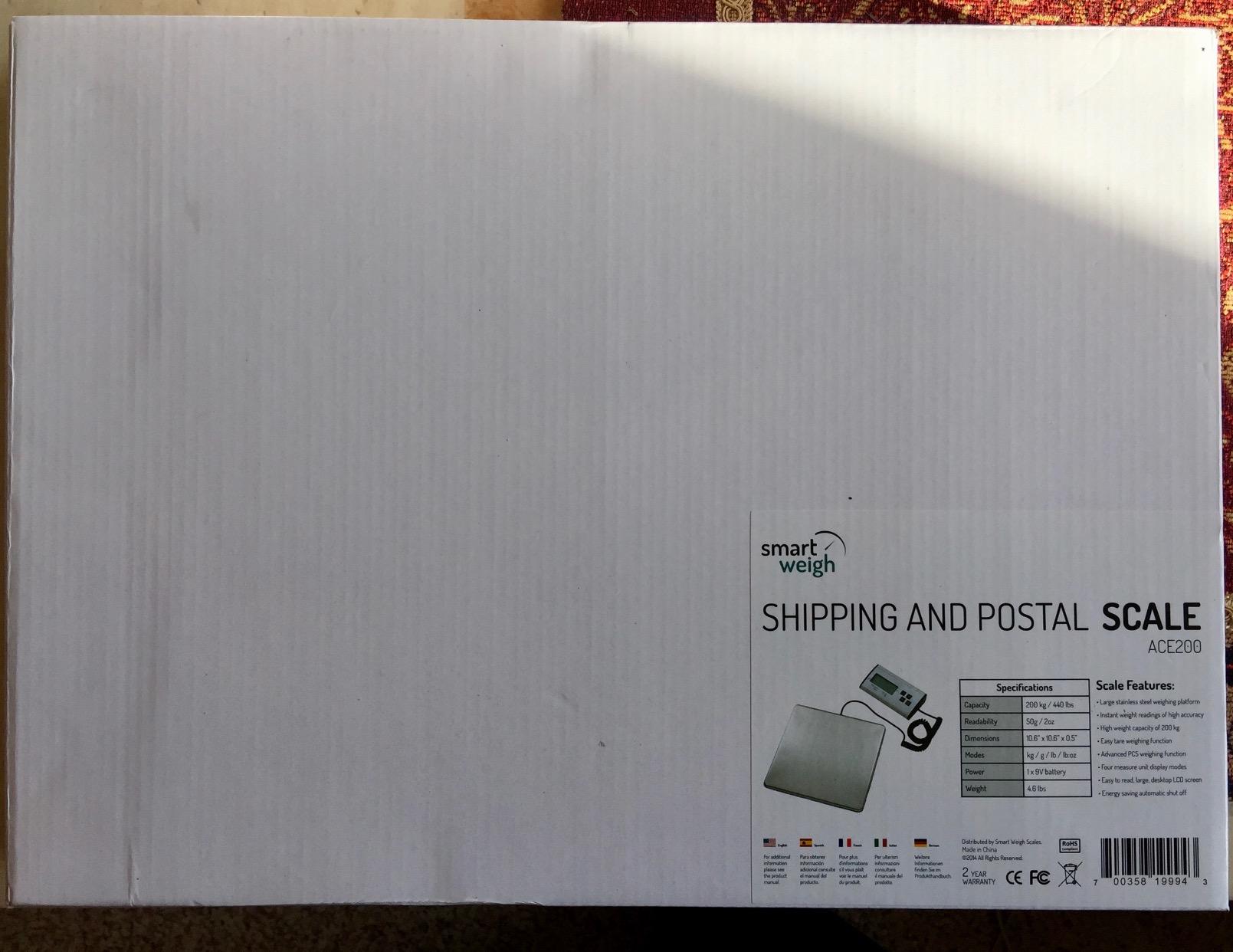 Smart Weigh Shipping Scale Digital Postal Scale for Packages 440lbs x 6 oz customer photo 1