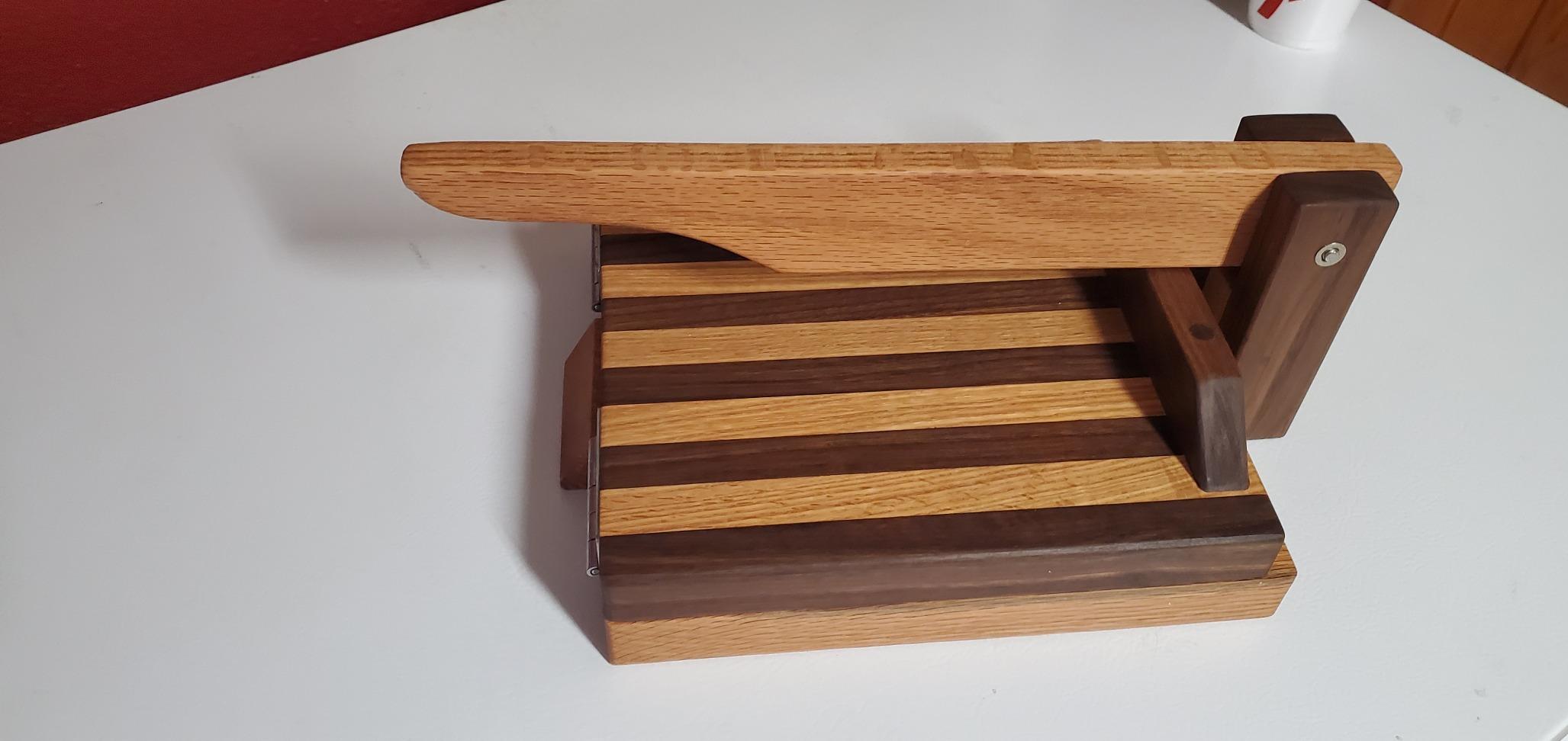 8 Inch Oak & Walnut Tortilla Press – Handmade Hardwood Tortilla Maker by Central Coast Woodworks customer photo 2