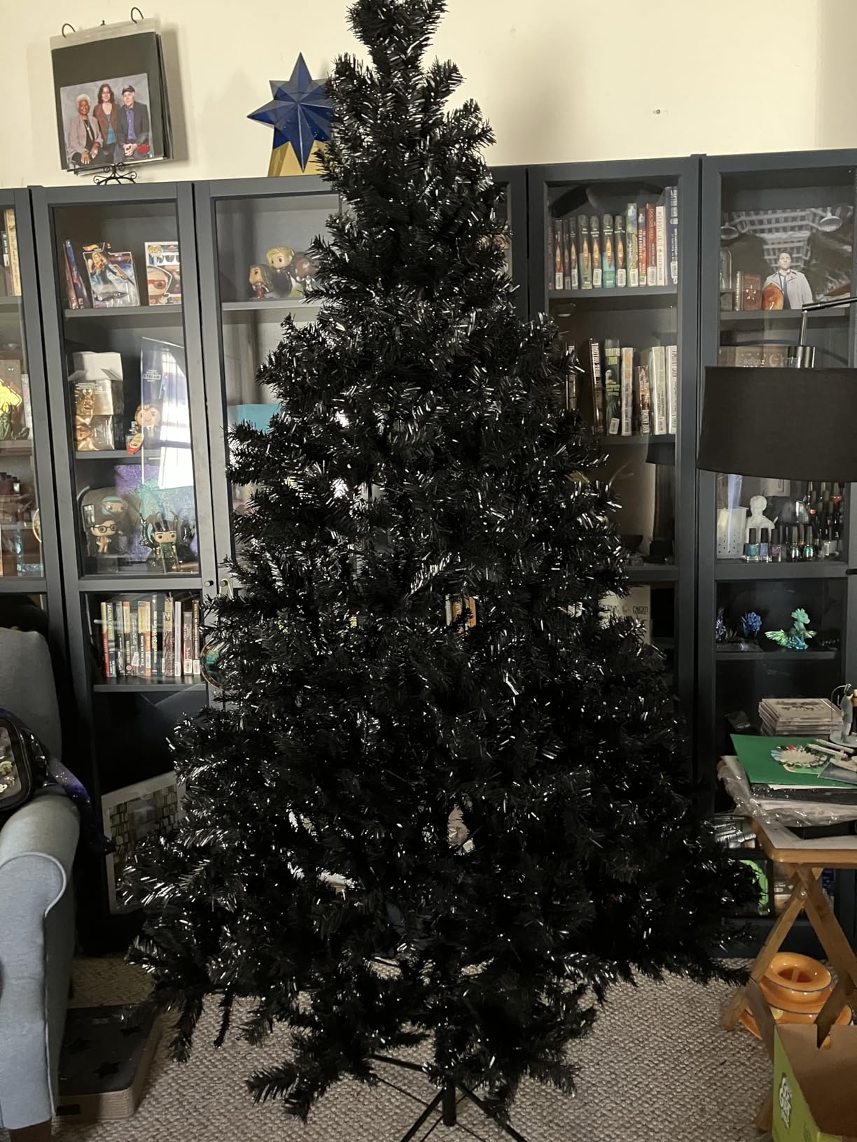 Best Choice Products Artificial Christmas Tree, 6ft Premium Unlit Hinged Design, Dense Branches Realistic Holiday Décor​ w/Easy Assembly, Base customer photo 2