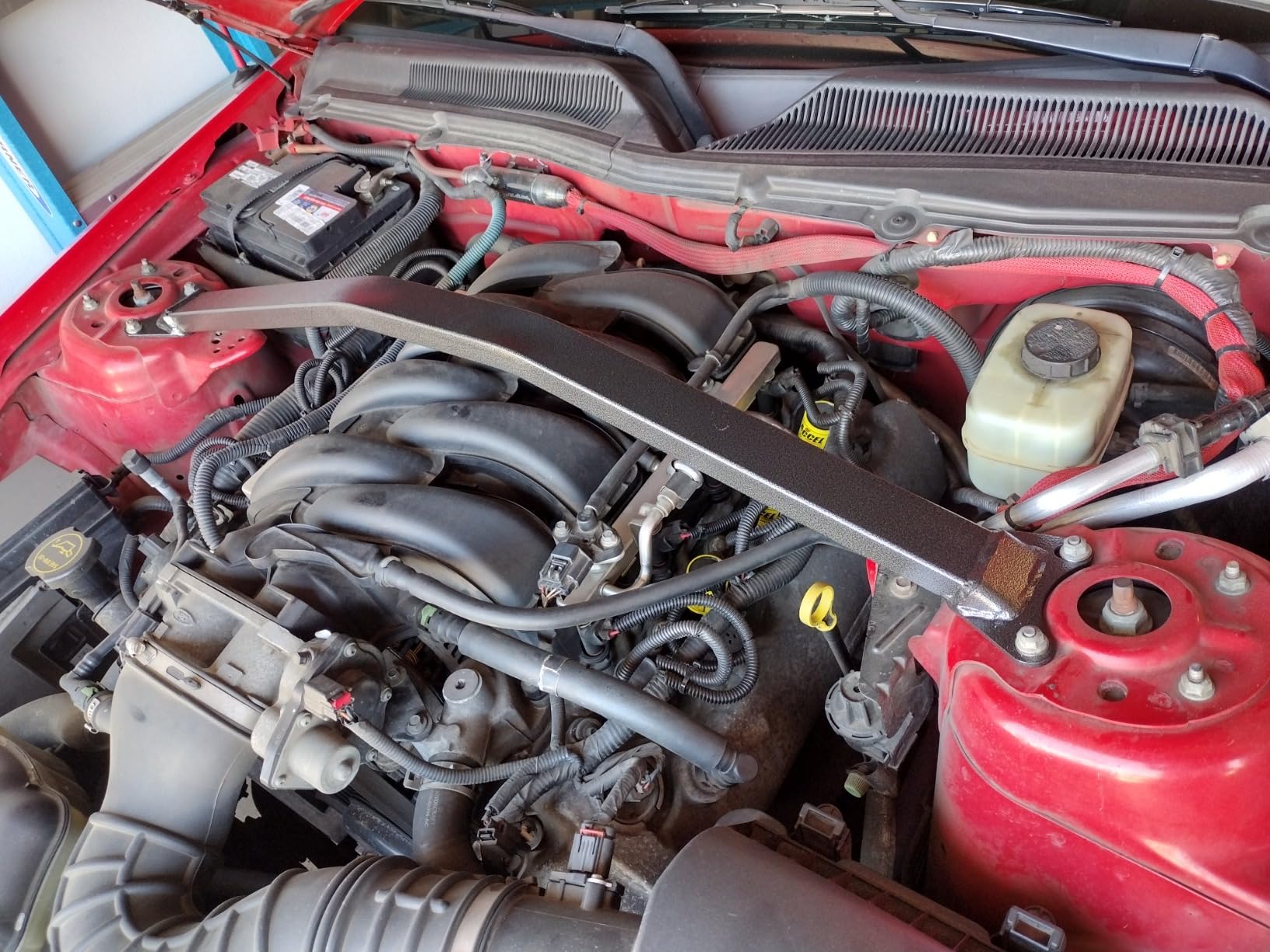 BMR Suspension STB011H Mustang Strut Tower Brace V-8with Plenum (05-14), 1 Pack customer photo 1