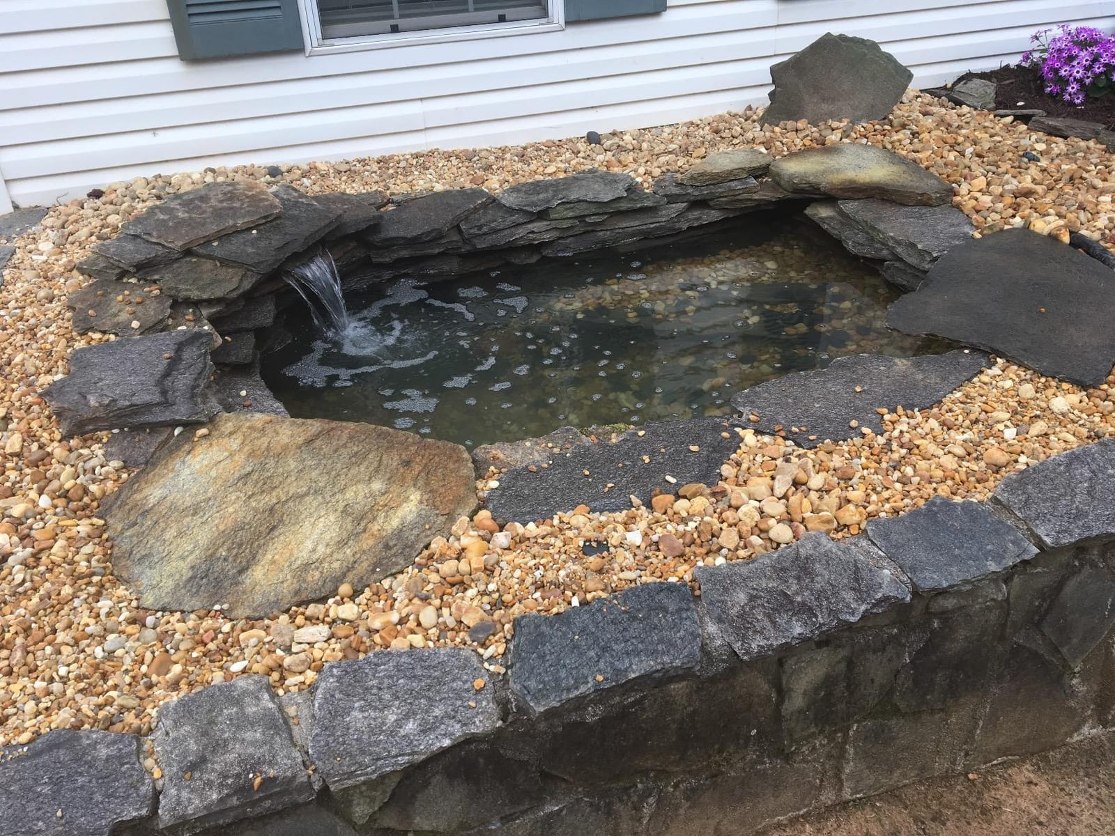 Simply Ponds 1200 GPH Water Garden Koi Pond Kit 10 x 15 Ft EPDM Liner customer photo 1
