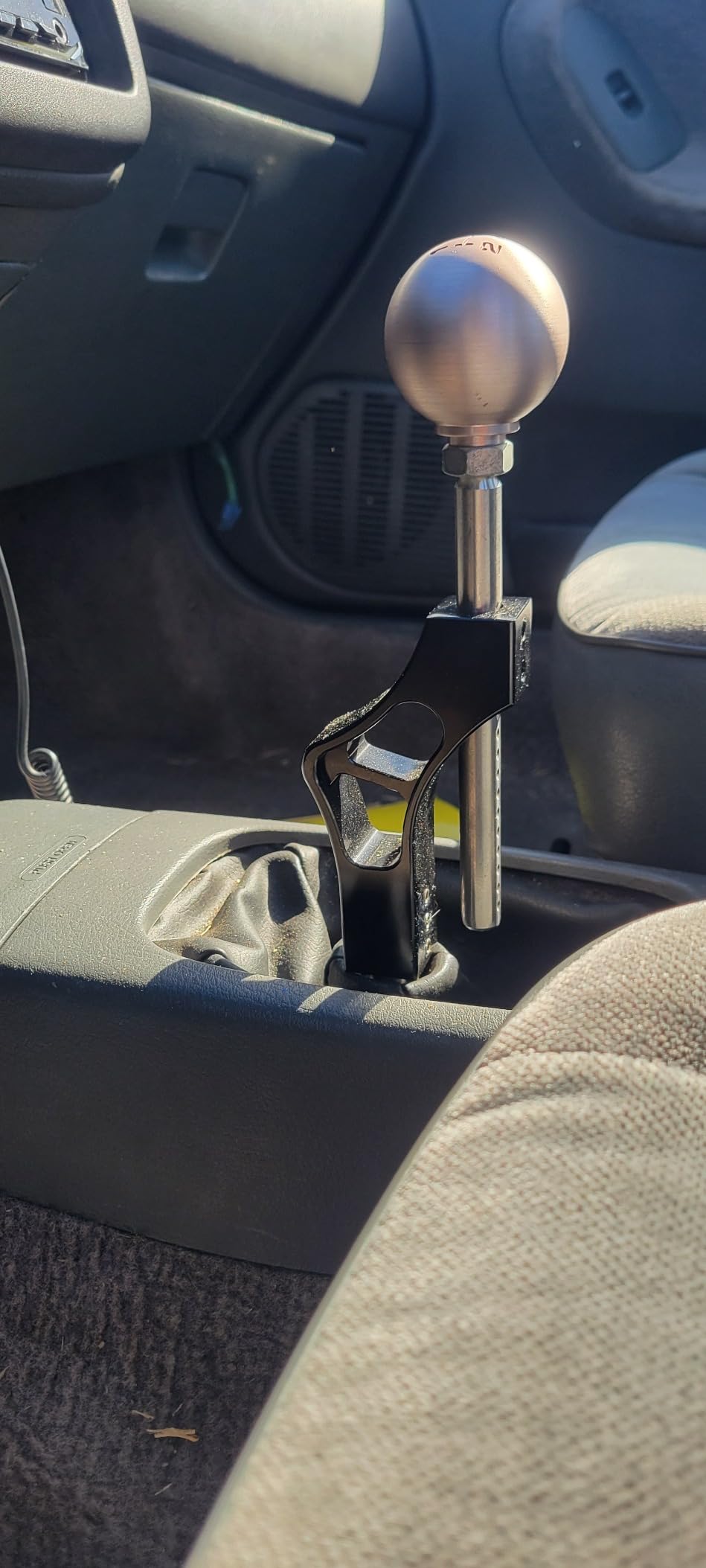 RYANSTAR Shifter Extender Adjustable Short Shifter Compatible with Ciciv CRX Del Sol Acura Integra B or D Series Engine Black customer photo 2