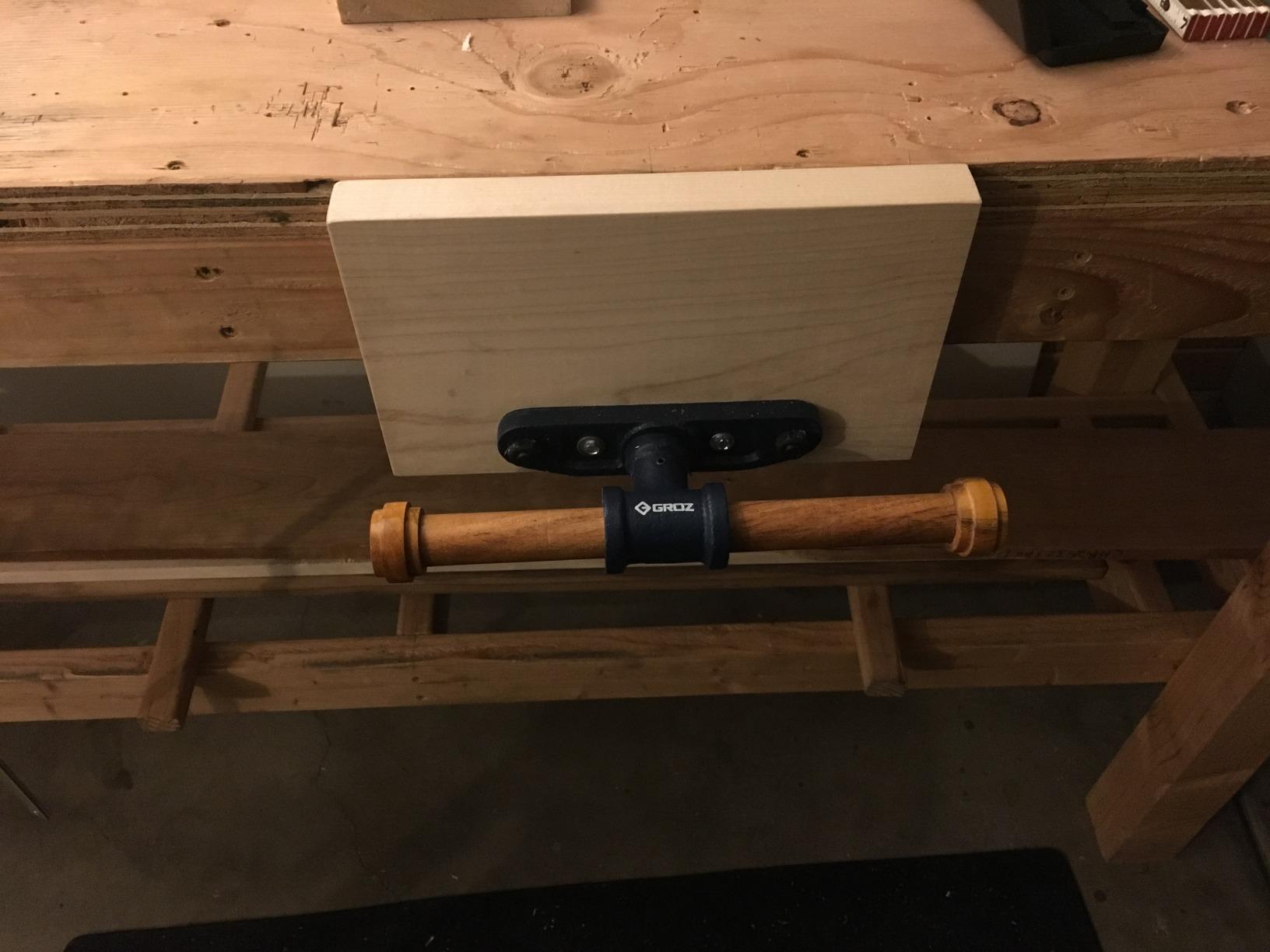 Groz Woodworking Front Vise, 7-1/8