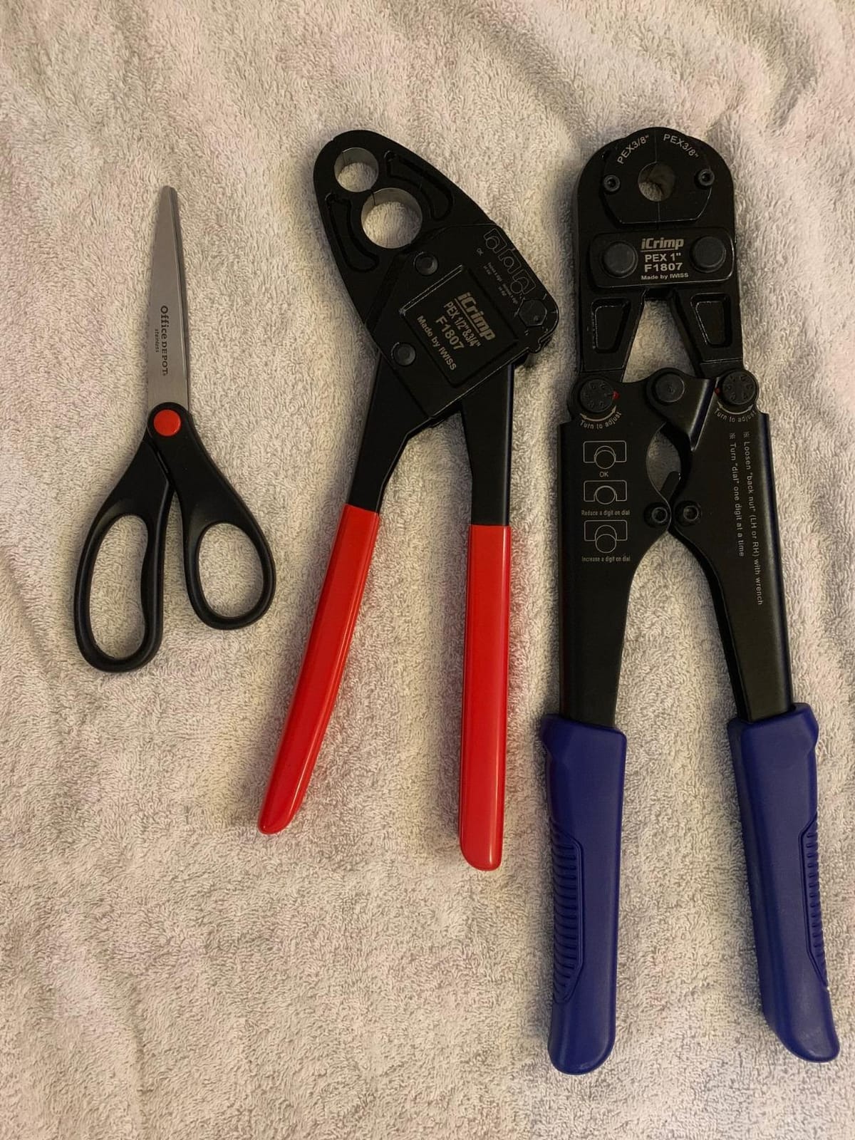 iCrimp F1807 Copper Ring Crimping Tool Kit for 3/8,1/2,3/4,1