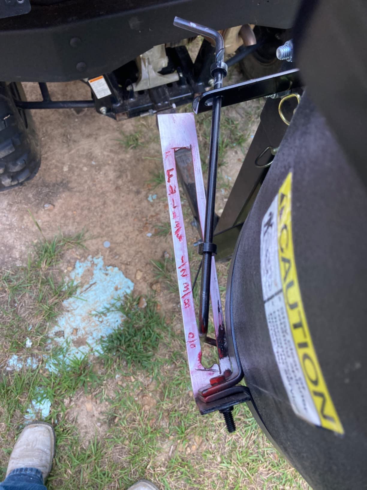 Buyers Products UTVS16 150 lb UTV ATV Receiver Mount Broadcast Spreader customer photo 2