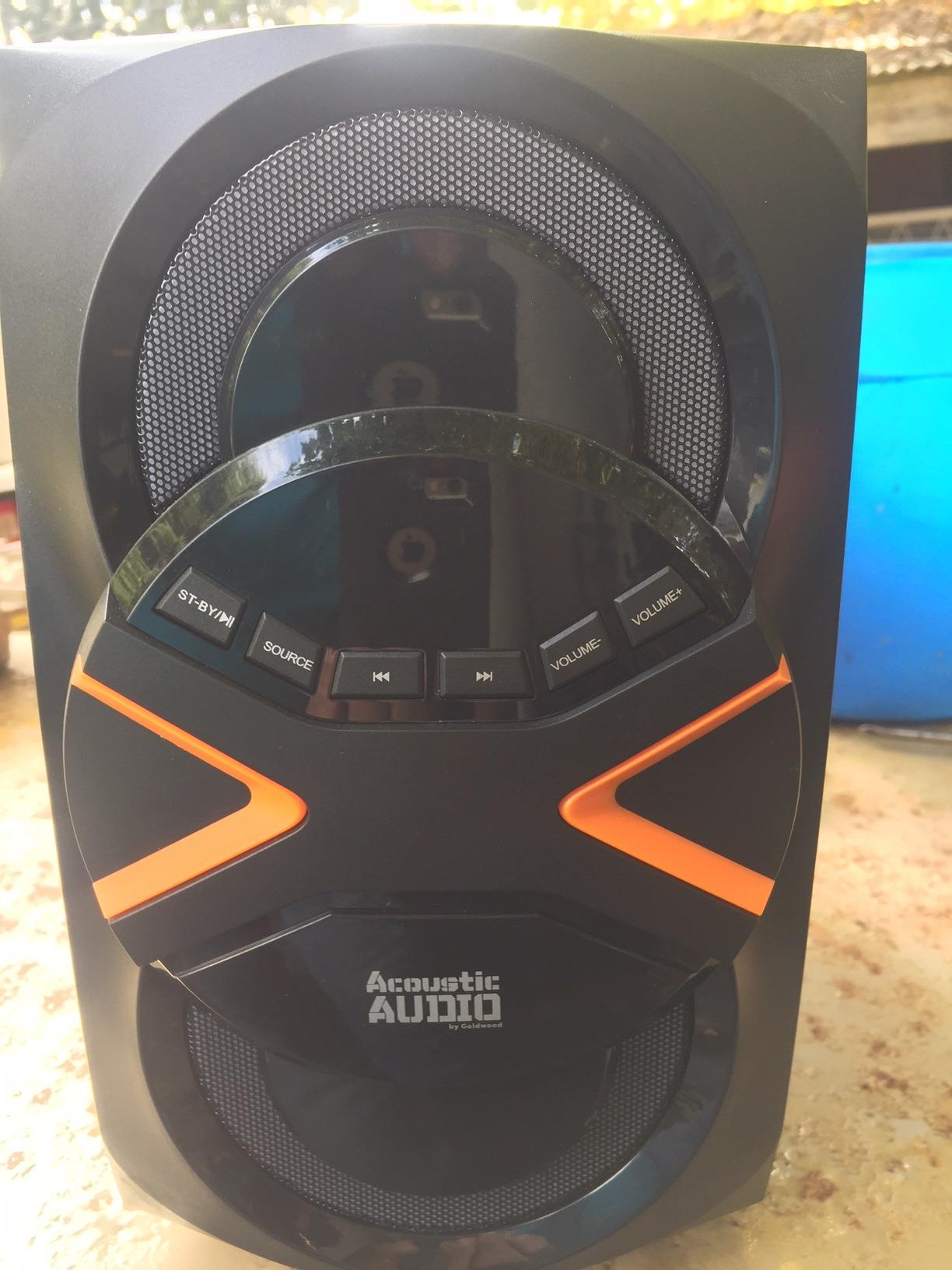 Acoustic Audio by Goldwood 5.1 Speaker System 5.1-Channel with LED lights and Bluetooth Home Theater Speaker System, Black (AA5210) customer photo 2