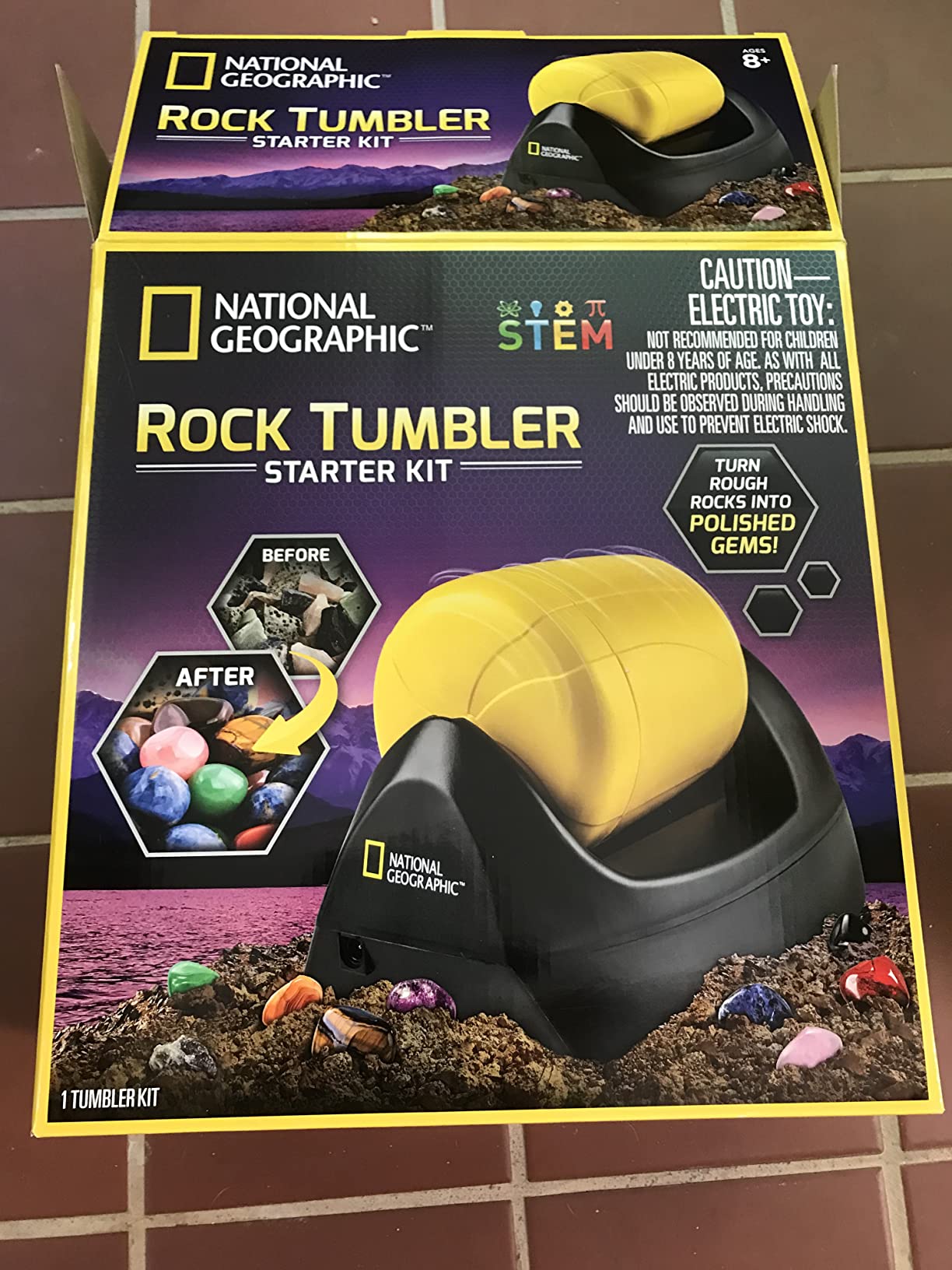 National Geographic Starter Rock Tumbler Kit for Kids and Adults customer photo 1
