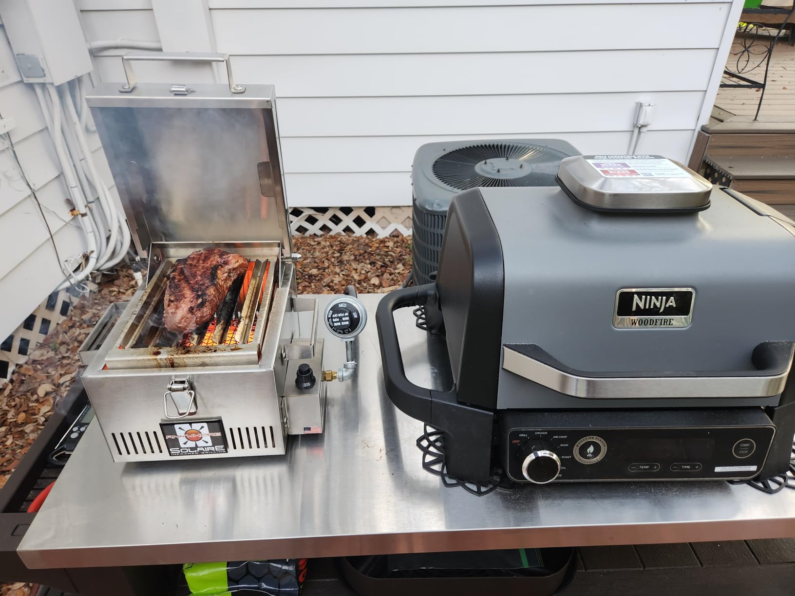 Solaire SOL-IR8A Anywhere Mini Personal Infrared Propane Gas Grill, Stainless Steel customer photo 2