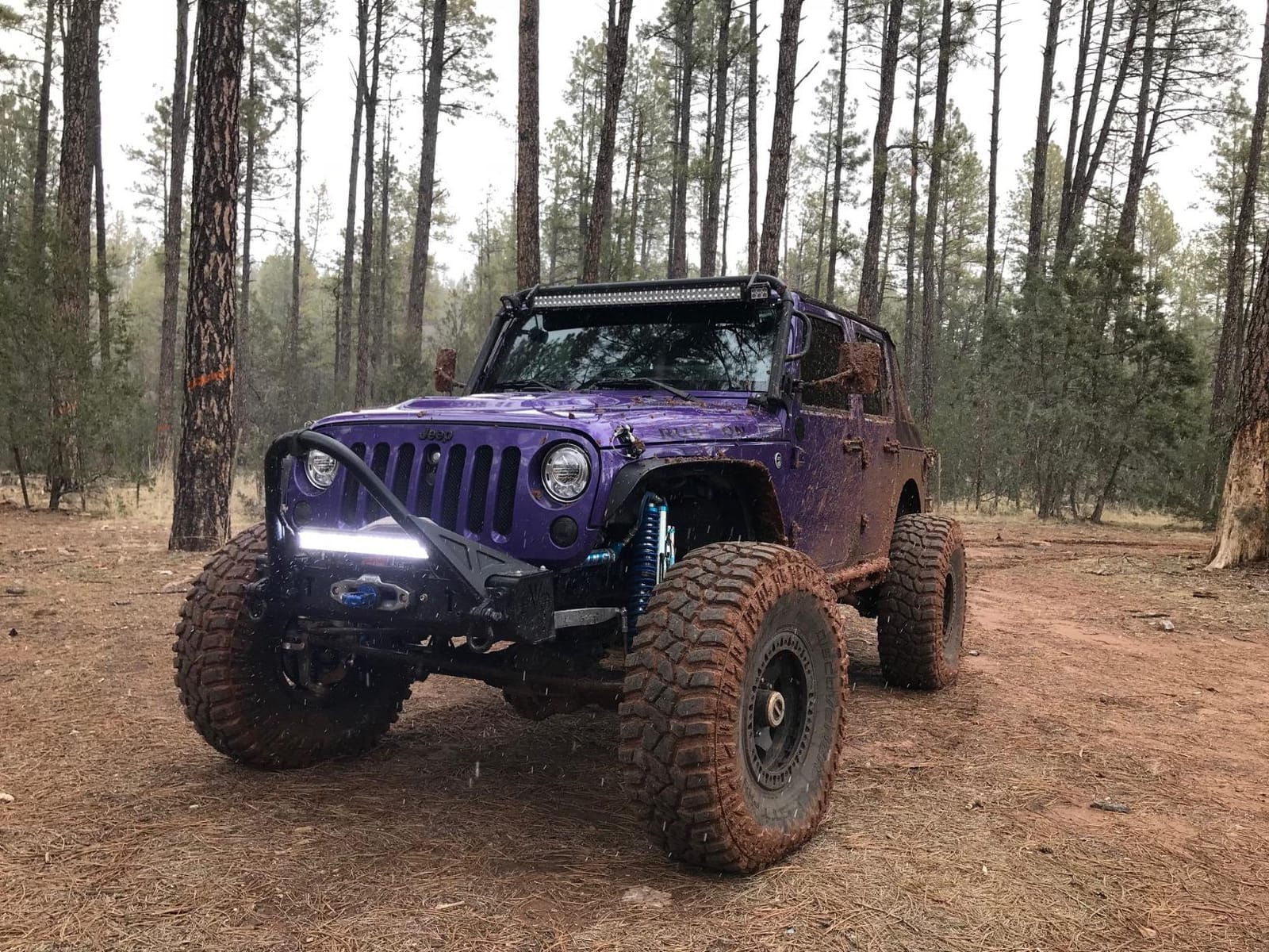 Hooke Road Wrangler JK Flat Fender Flares for 2007-2018 Jeep Wrangler JK JKU 2/4 Doors, Front & Rear Steel Fenders - 4PCS Set customer photo 1