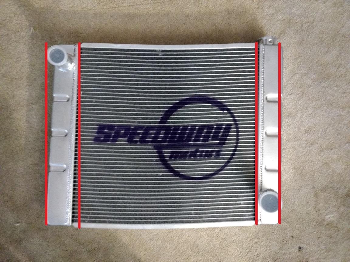 31 Inch Radiator, Universal Lightweight Aluminum, For Chevrolet SBC/BBC customer photo 2