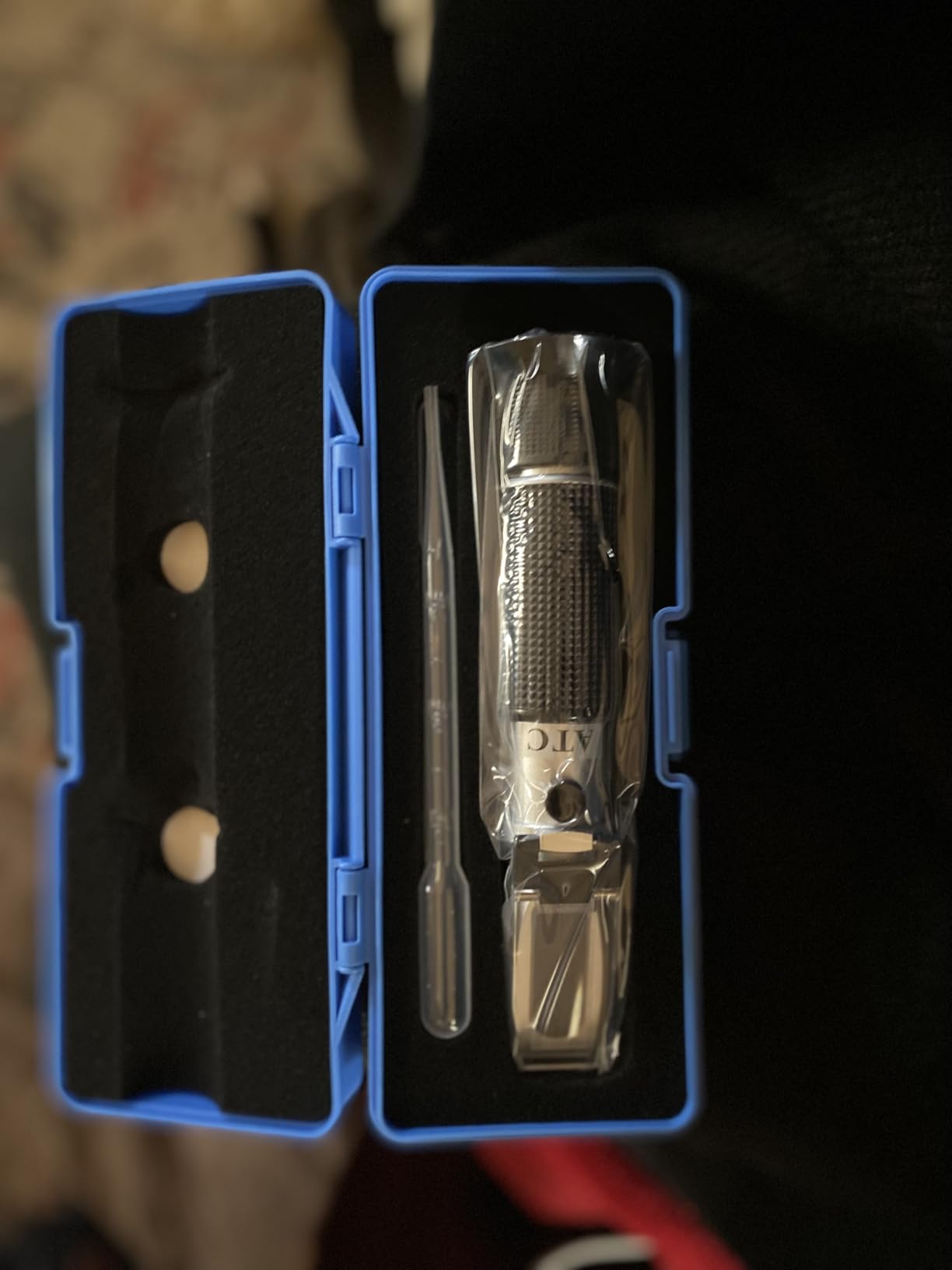 aichose Brix Refractometer with ATC, Dual Scale - Specific Gravity & Brix, Hydrometer in Wine Making and Beer Brewing, Homebrew Kit customer photo 1
