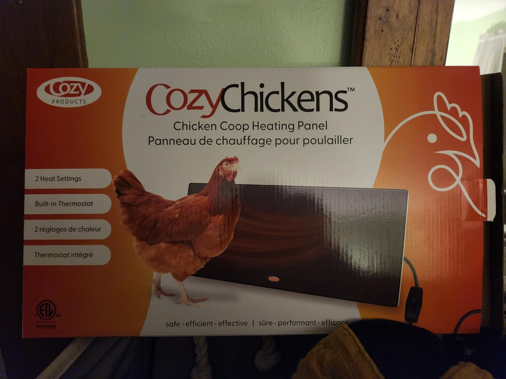 Cozy Products Cozy Coop Chicken Coop Heater, Flat-Panel, 150 Watts customer photo 1