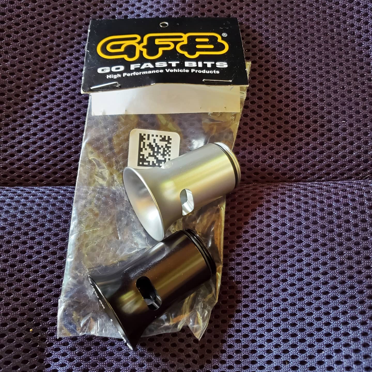 GFB 5702 Blow Off Valve Trumpet, Whistling, Aluminum, Black Anodized, Go Fast Bits Blow Off Valves, Each customer photo 1