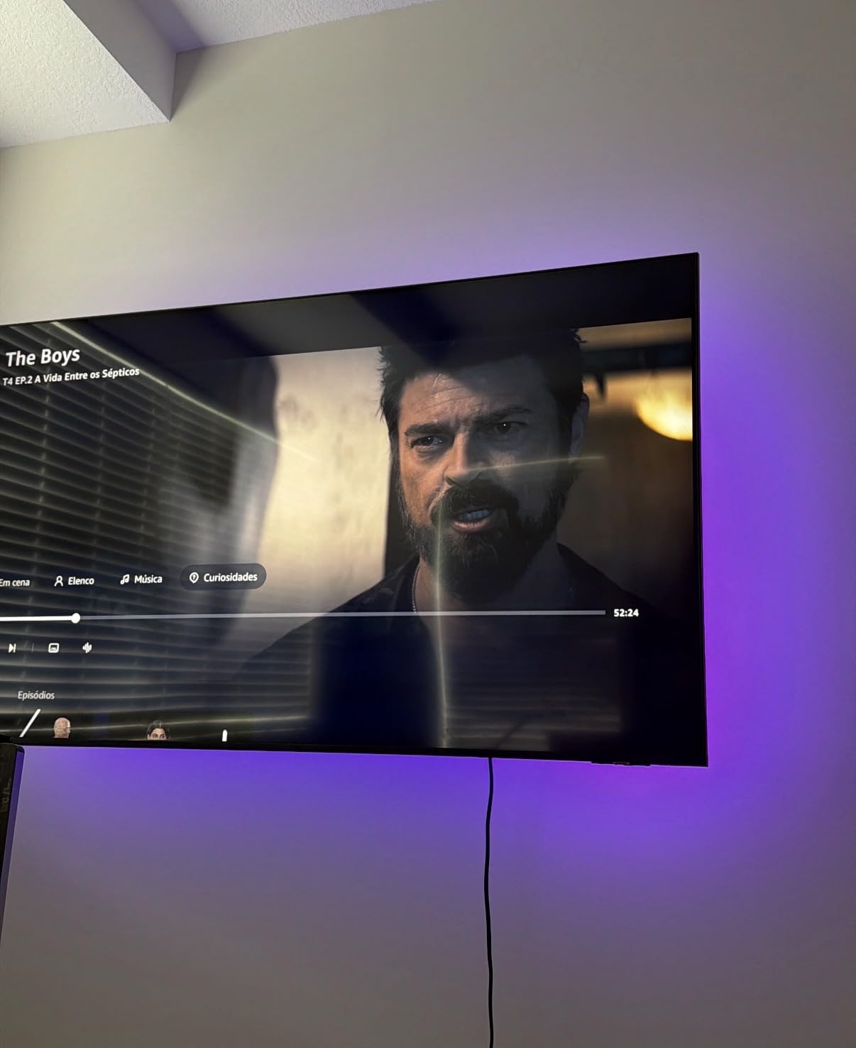 USB Powered RGB LED Strip Lights for 50 55 Inches TV Backlights Kit | Behind TV Vibrant Color Led Lighting Reduces Eye Strain Cover All 4 Sides RF Remote Game Room Movie Theater Man Cave Decor customer photo 2