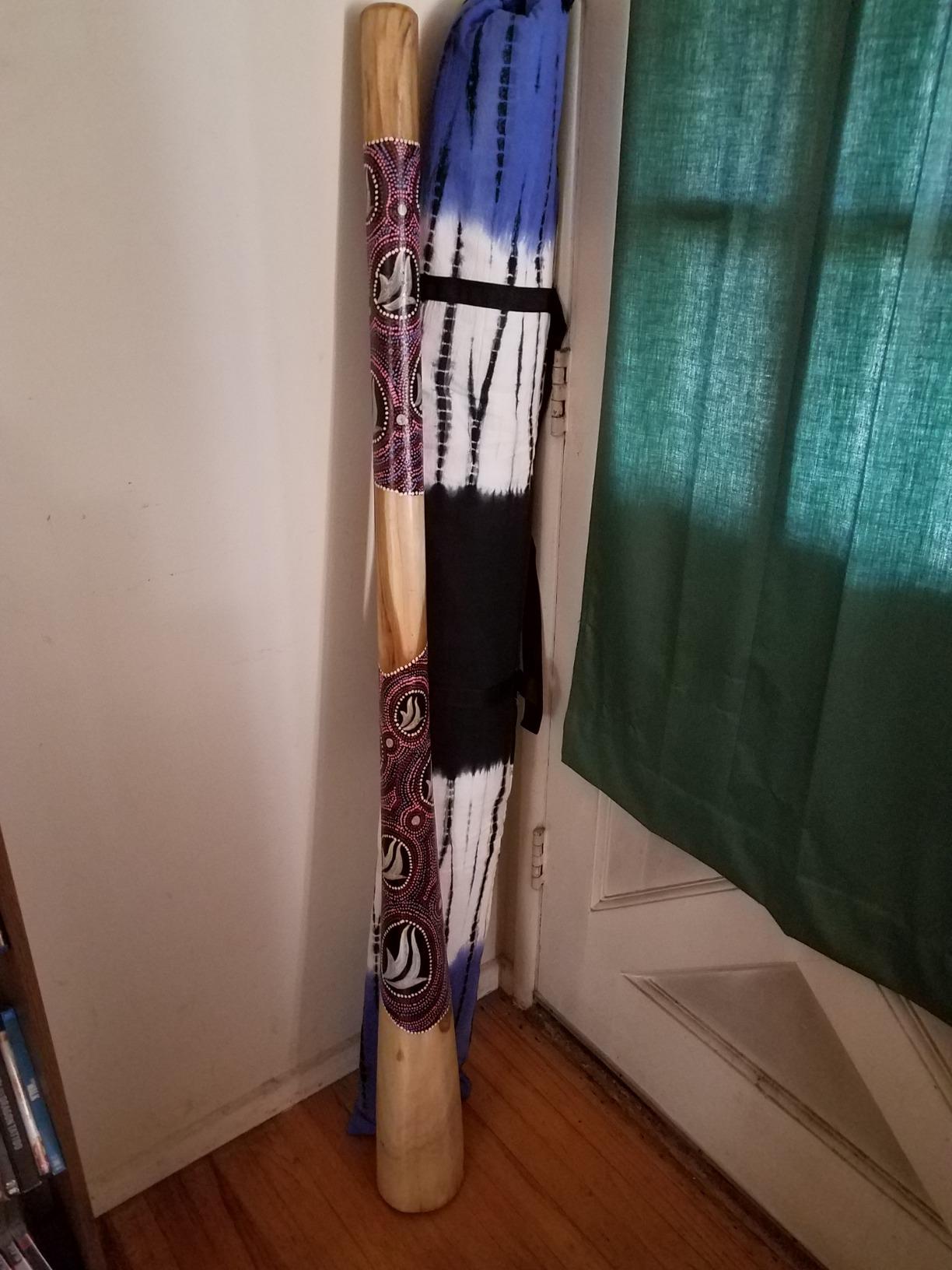 Didgeridoo Teak Wood Painted (51 inch) customer photo 1