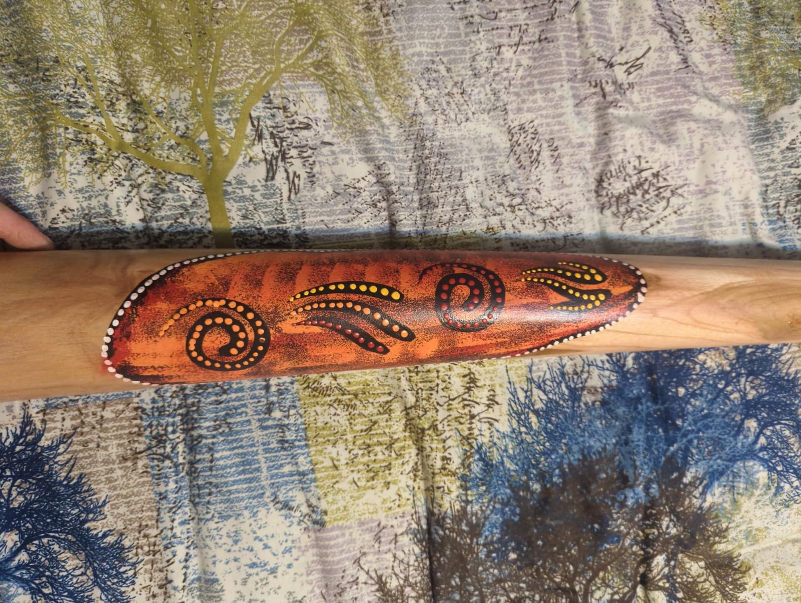 Didgeridoo Teak Wood Painted (51 inch) customer photo 2