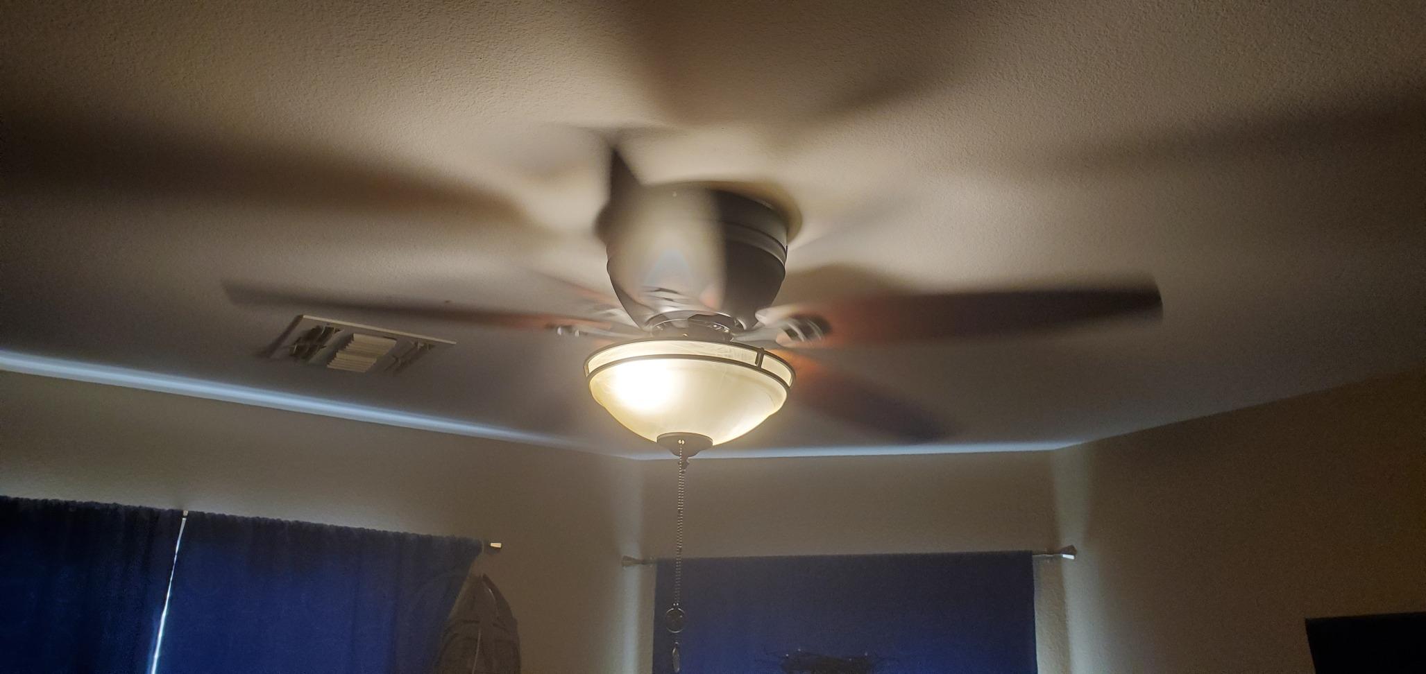 Westinghouse 7209600 Ceiling Fan with LED Light, 52-Inch, Brushed Nickel | Quiet operation, Reversible blades, Indoor installation, Bronze blade finish, Energy-efficient integrated LED light kit customer photo 1