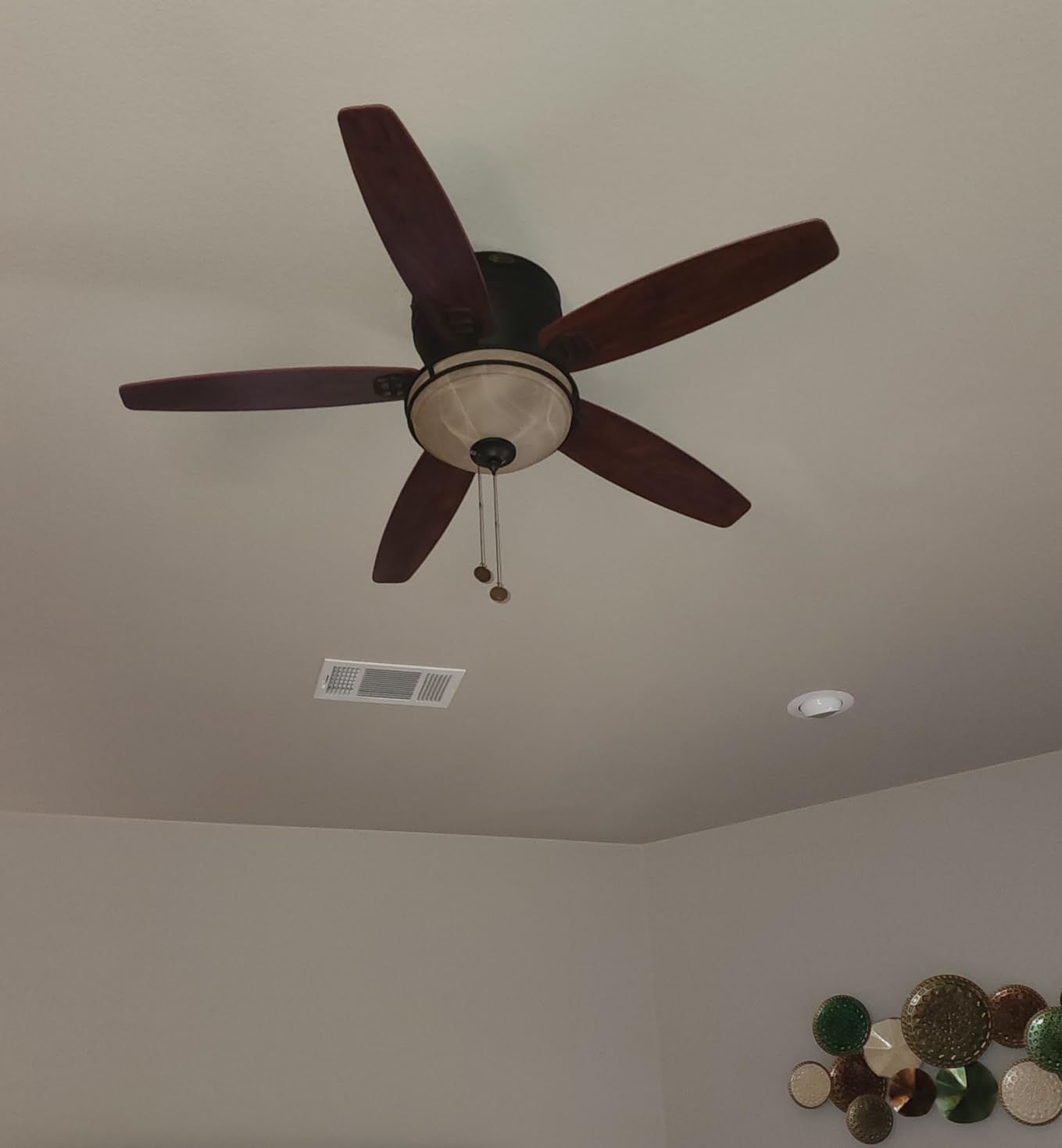 Westinghouse 7209600 Ceiling Fan with LED Light, 52-Inch, Brushed Nickel | Quiet operation, Reversible blades, Indoor installation, Bronze blade finish, Energy-efficient integrated LED light kit customer photo 2