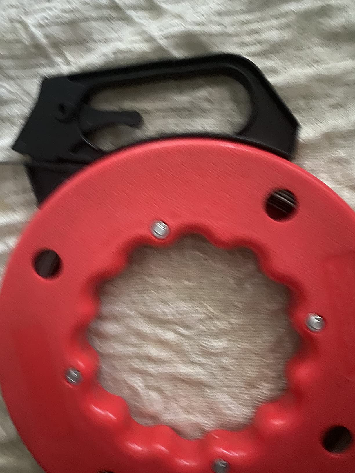 Fish Tape Wire Puller 50ft - Easy to use Cable Puller Tool with Double Loop Tip - Flexible Wire Fishing Tools for Walls and Electrical Conduit - 1/8 Steel Fish Tape Durable Housing - RamPro (50 ft) customer photo 1