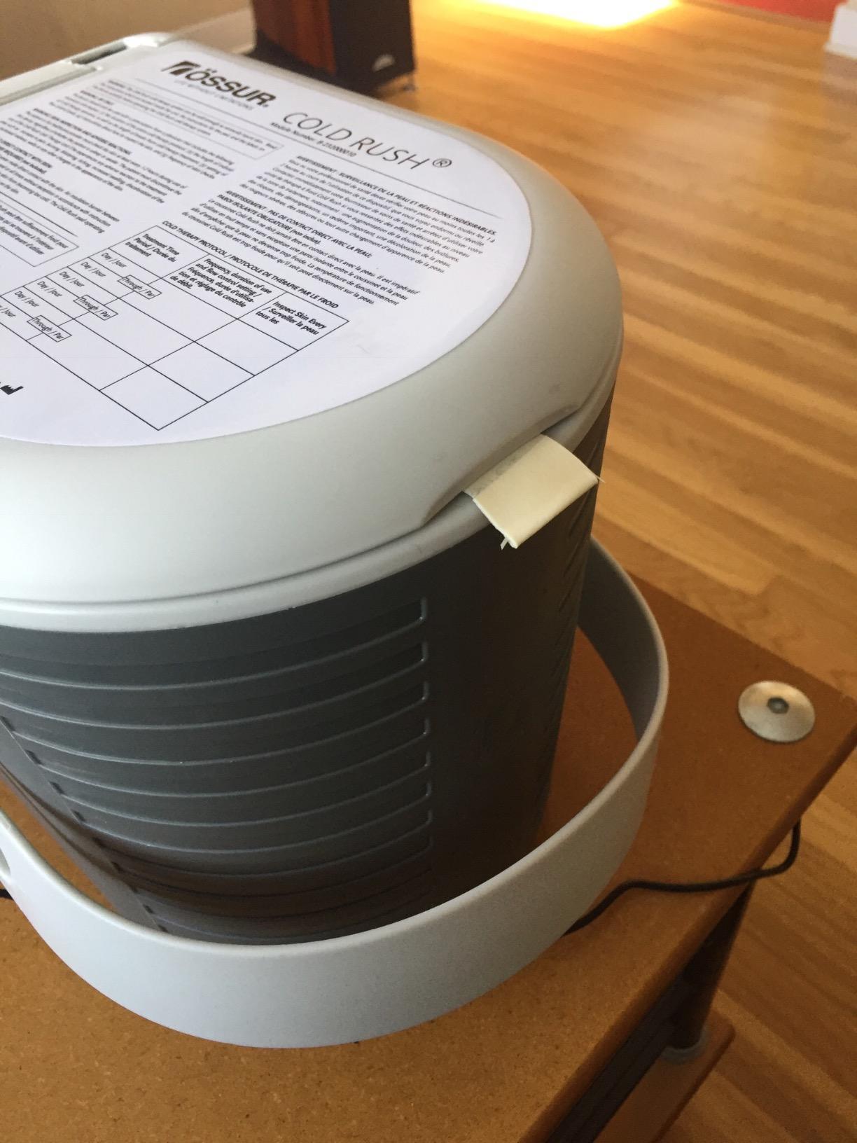 Cold Rush Therapy Ice Machine - Cryotherapy System for Pain Relief & Cold Compression - Post-Surgery & Injury Recovery - with Interchangeable Replacement Cryo Cuff Pads (with Universal Pad) customer photo 1