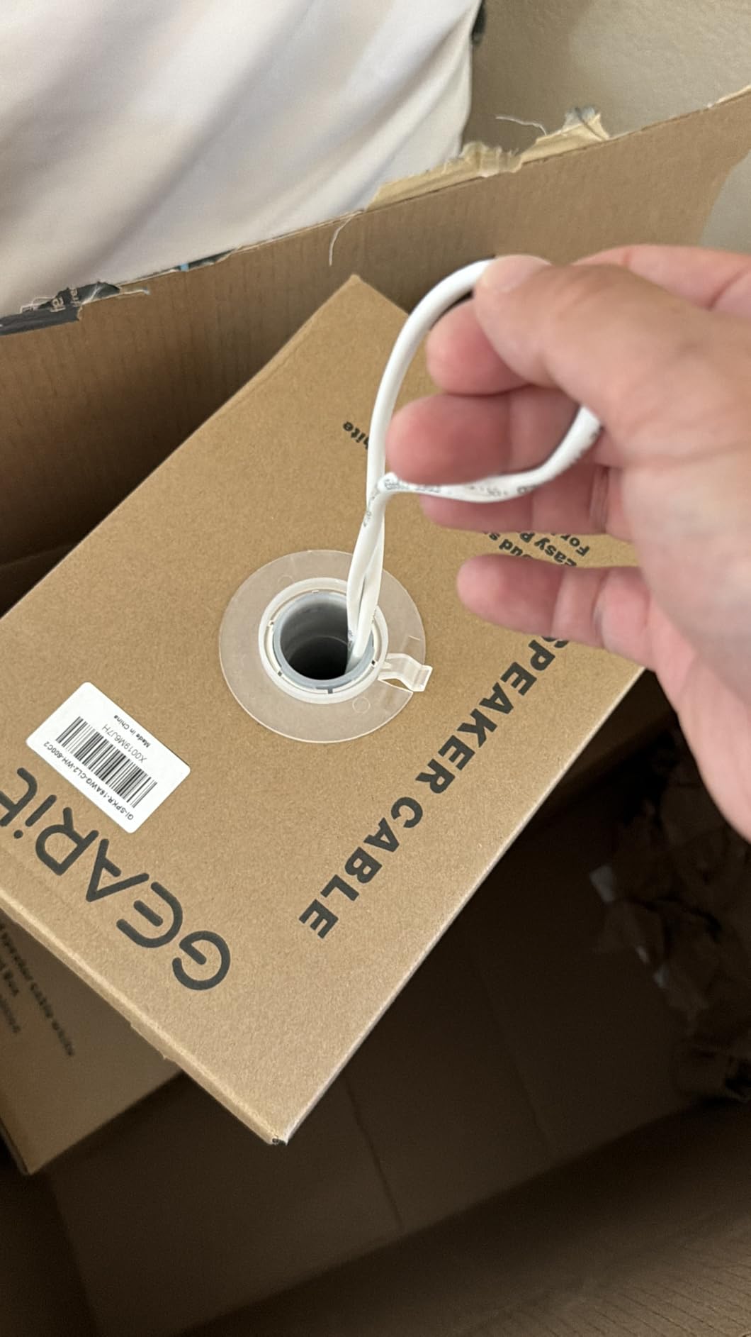 GEARit in Wall Speaker Wire 16 Gauge,OFC Speaker Wire 500 FT UL CL2 Rated customer photo 1