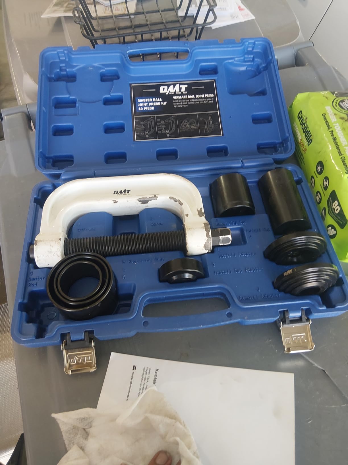 OMT Ball Joint Press Kit, Ball Joint Removal Tool with 4x4 Adapters customer photo 1