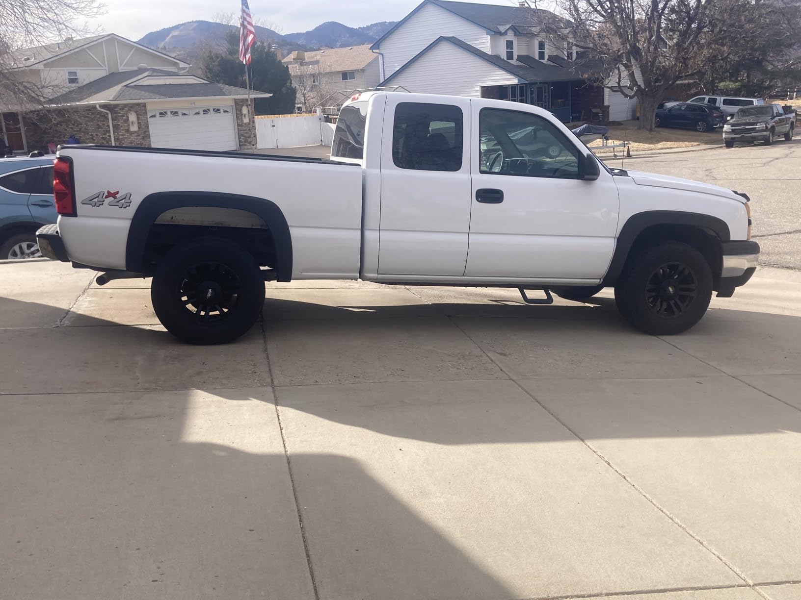 Tyger Auto Fender Flare Compatible with 1999-2006 Chevy Silverado GMC Sierra 1500 2500 3500HD; 2007 Classic Fleetside, Fine-Textured Black Paintable Factory Style 4pc | TG-FF6C4218 customer photo 2
